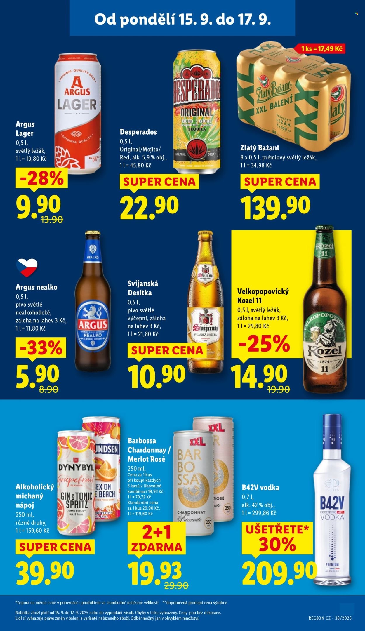 LIDL leták - Od pondělí 15.9.2025 (2025-09-15 - 2025-09-17)