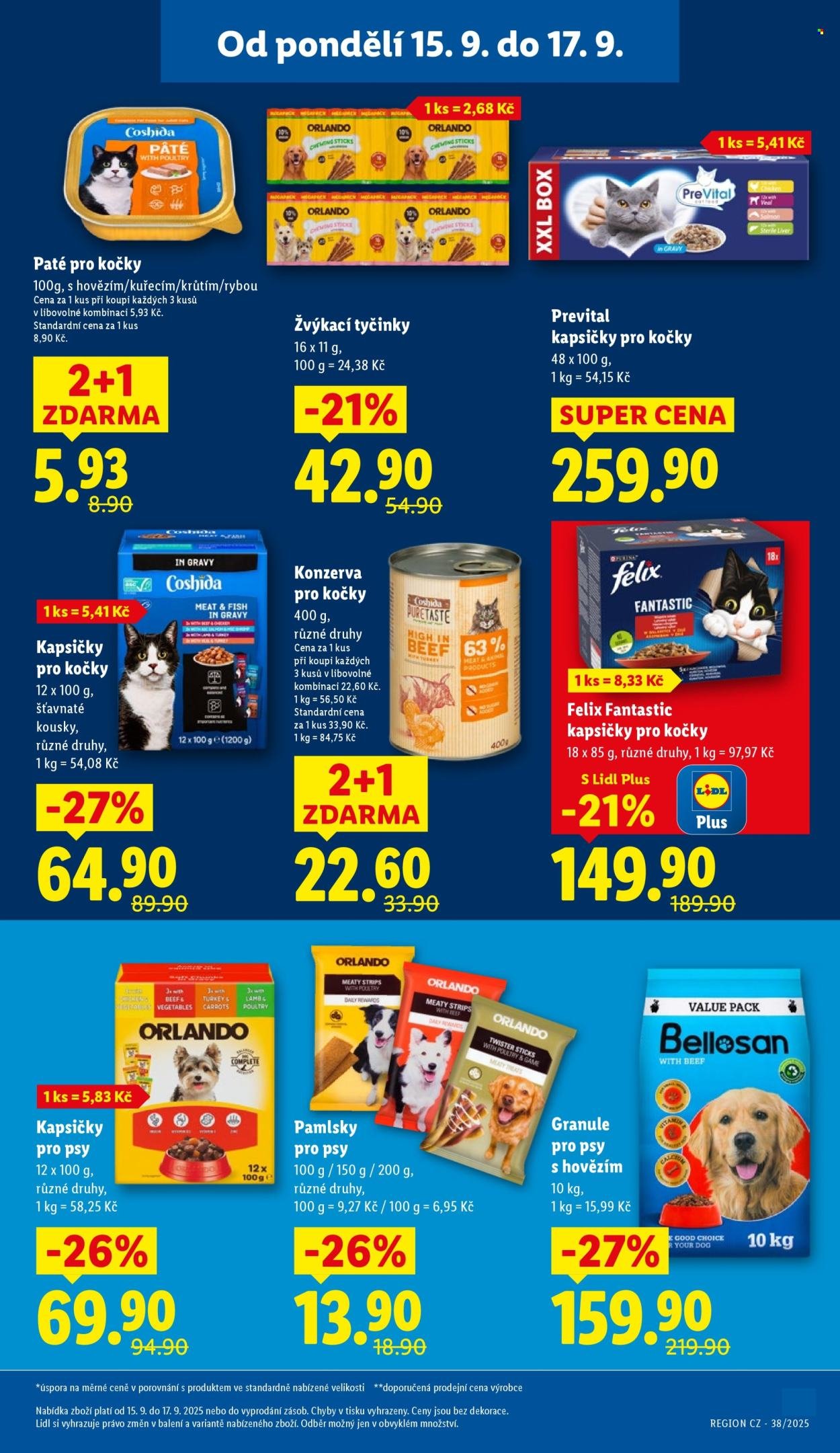 LIDL leták - Od pondělí 15.9.2025 (2025-09-15 - 2025-09-17)