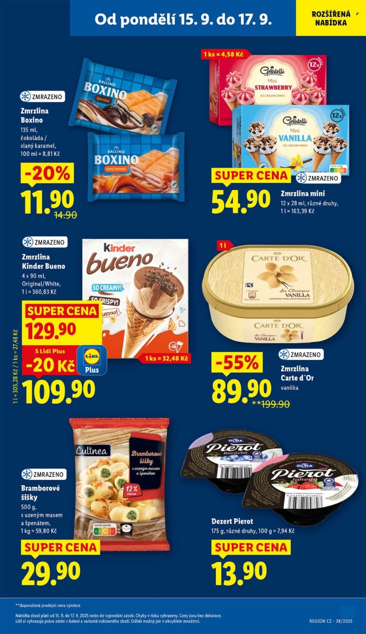 LIDL leták - Od pondělí 15.9.2025 (2025-09-15 - 2025-09-17)