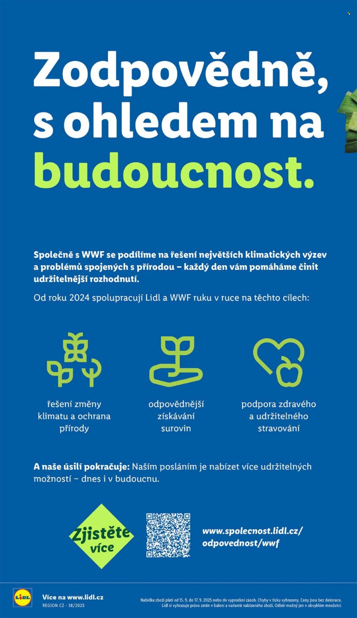 LIDL leták - Od pondělí 15.9.2025 (2025-09-15 - 2025-09-17)