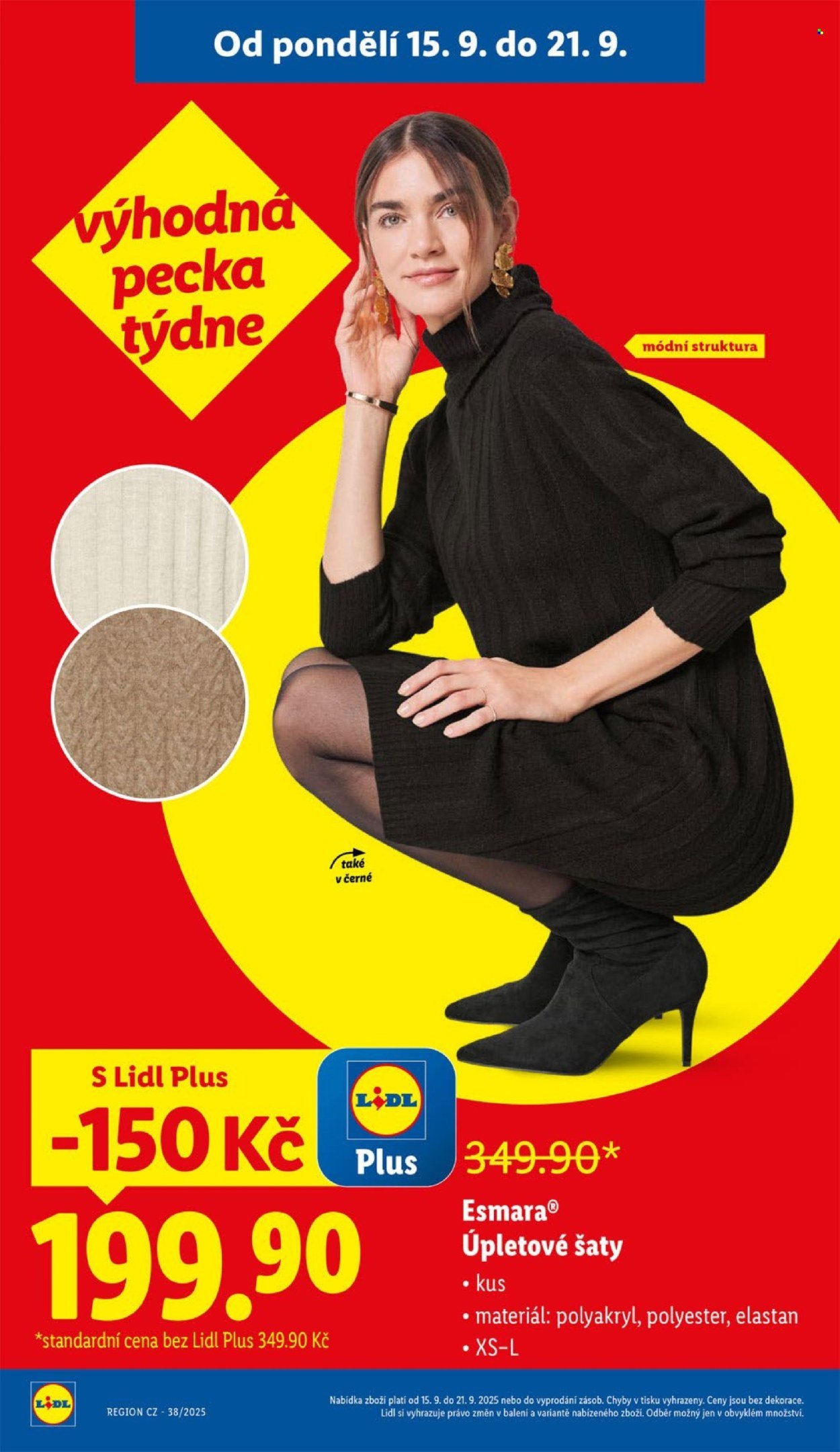 LIDL leták - Od pondělí 15.9.2025 (2025-09-15 - 2025-09-17)