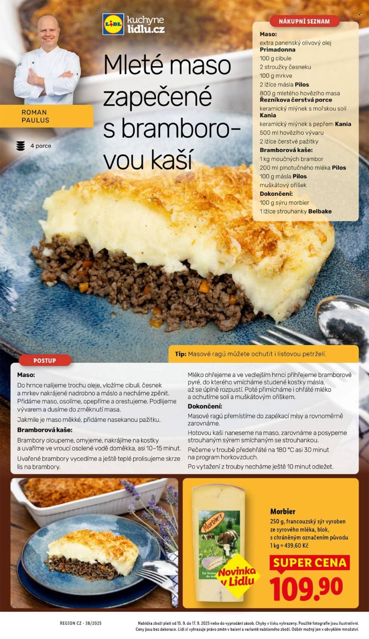 LIDL leták - Od pondělí 15.9.2025 (2025-09-15 - 2025-09-17)
