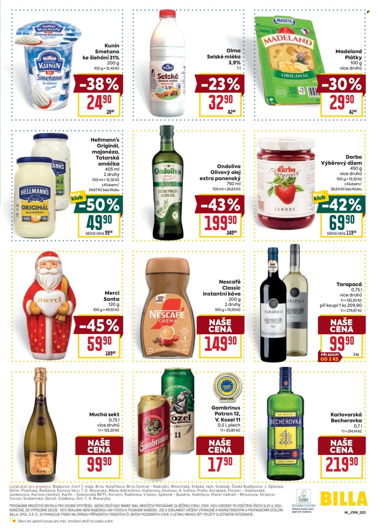 BILLA leták - Malý leták (2025-11-19 - 2025-11-25)