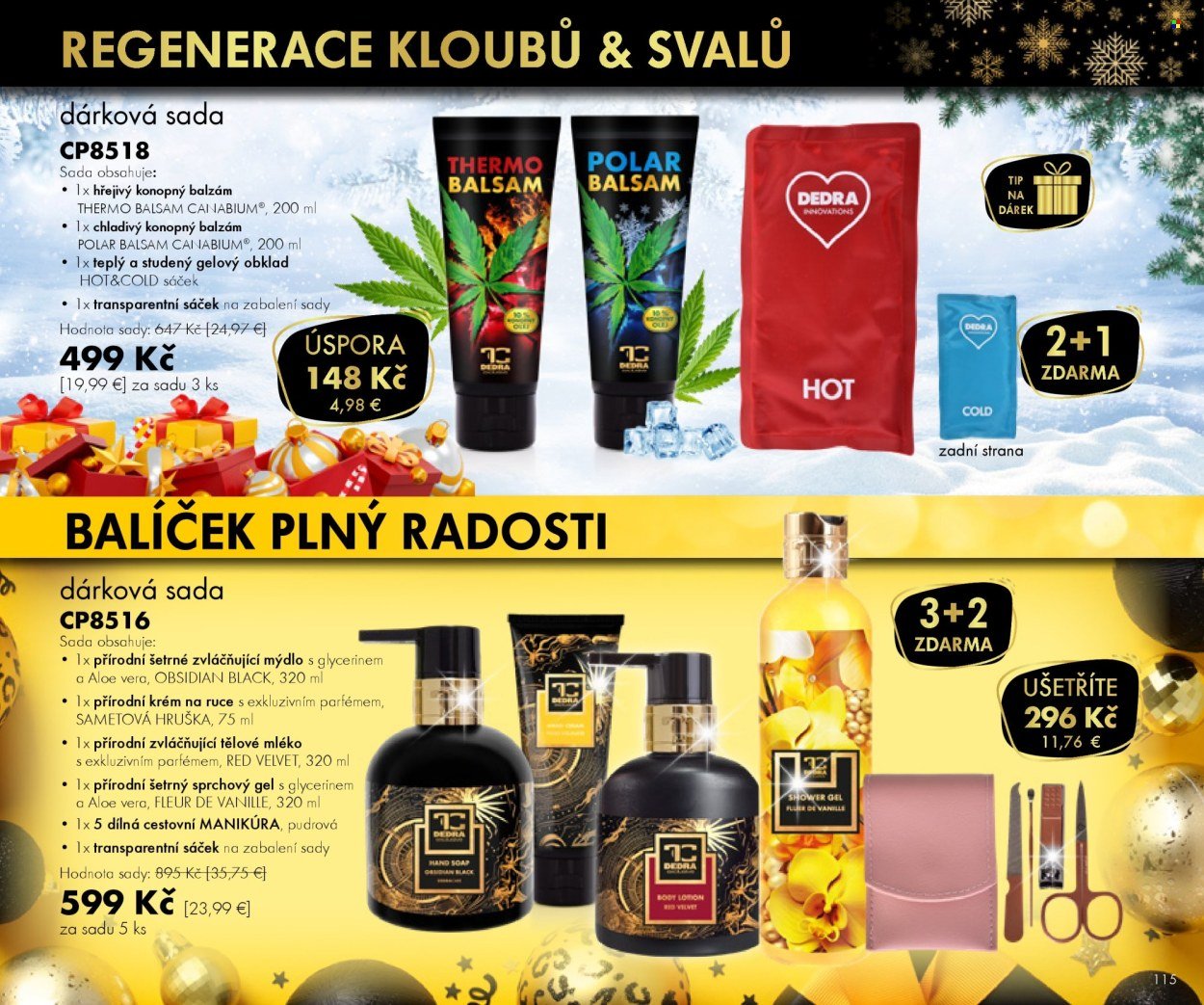 DEDRA leták - Dárky a inspirace (2025-10-24 - 2026-01-23)
