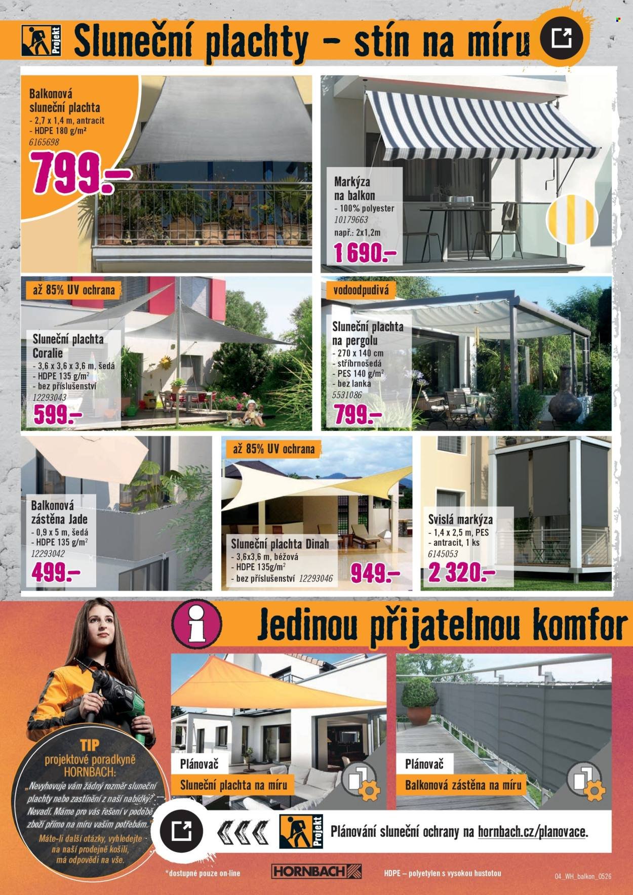 HORNBACH leták - Váš další projekt - Balkon (2026-05-13 - 2026-05-27)