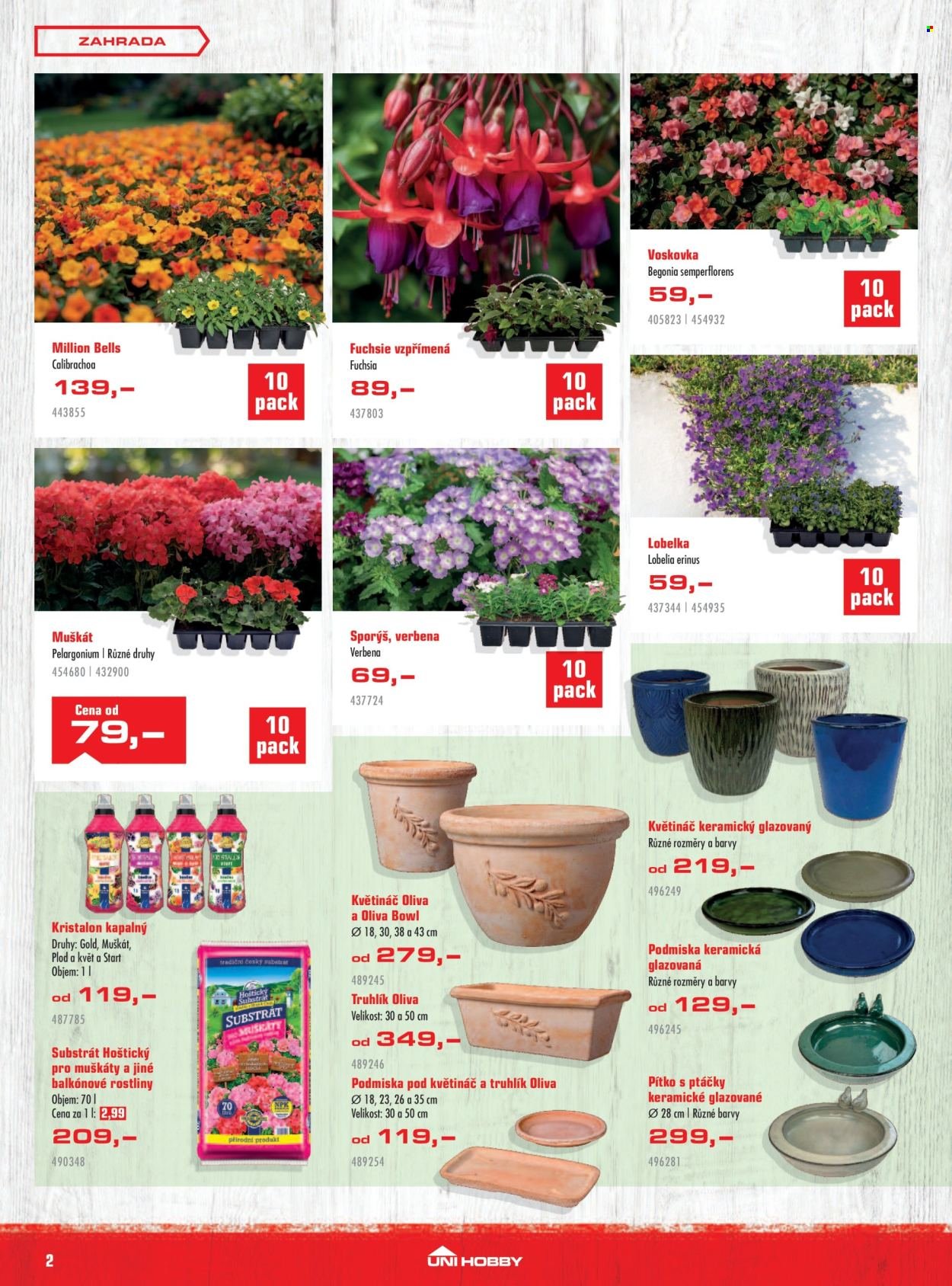 UNI HOBBY leták - Zahrada v cajku (2026-04-02 - 2026-04-26)