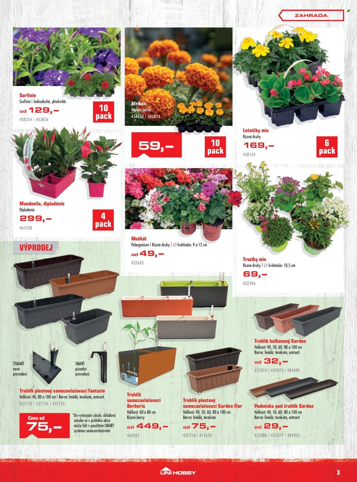 UNI HOBBY leták - Zahrada v cajku (2026-04-02 - 2026-04-26)