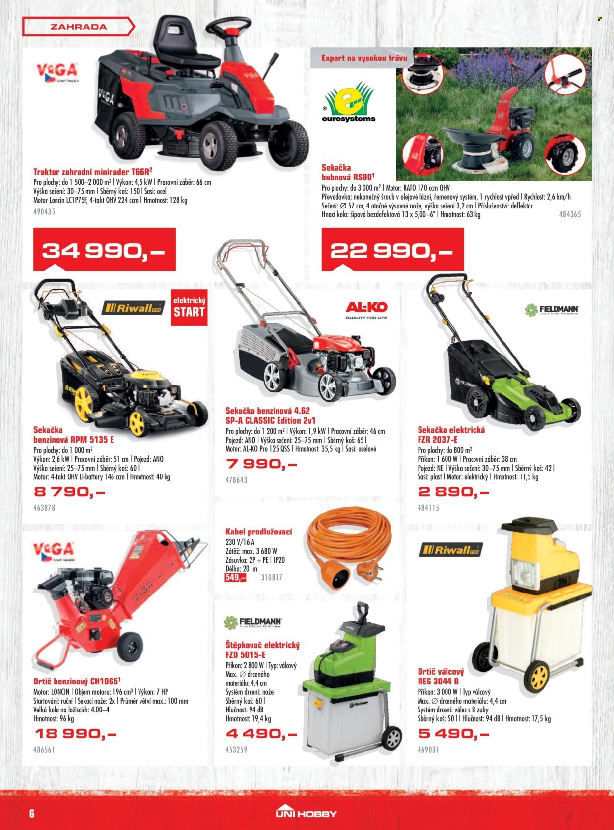 UNI HOBBY leták - Zahrada v cajku (2026-04-02 - 2026-04-26)