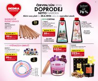 DEDRA leták - Doprodej (2026-06-01 - 2026-06-30)