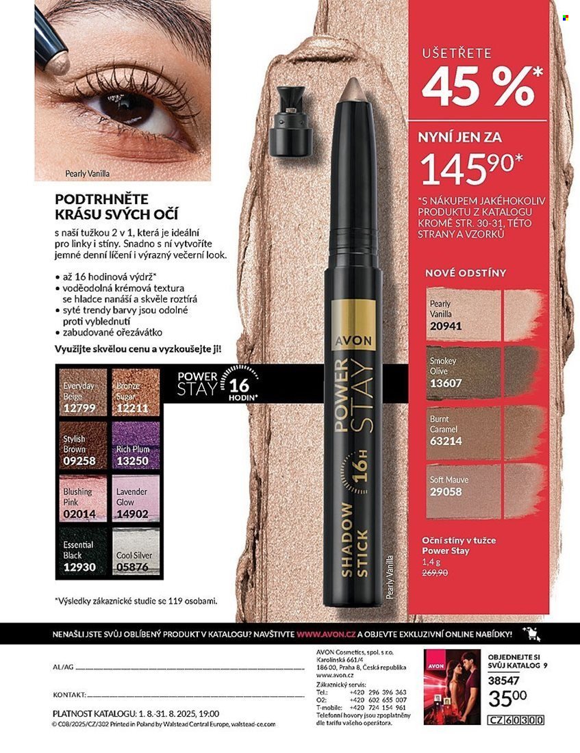 AVON leták - Katalog 8 (2025-08-01 - 2025-08-31)