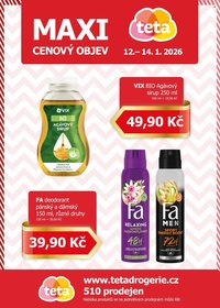 TETA DROGERIE leták - Maxi cenový objev (2026-01-12 - 2026-01-14)