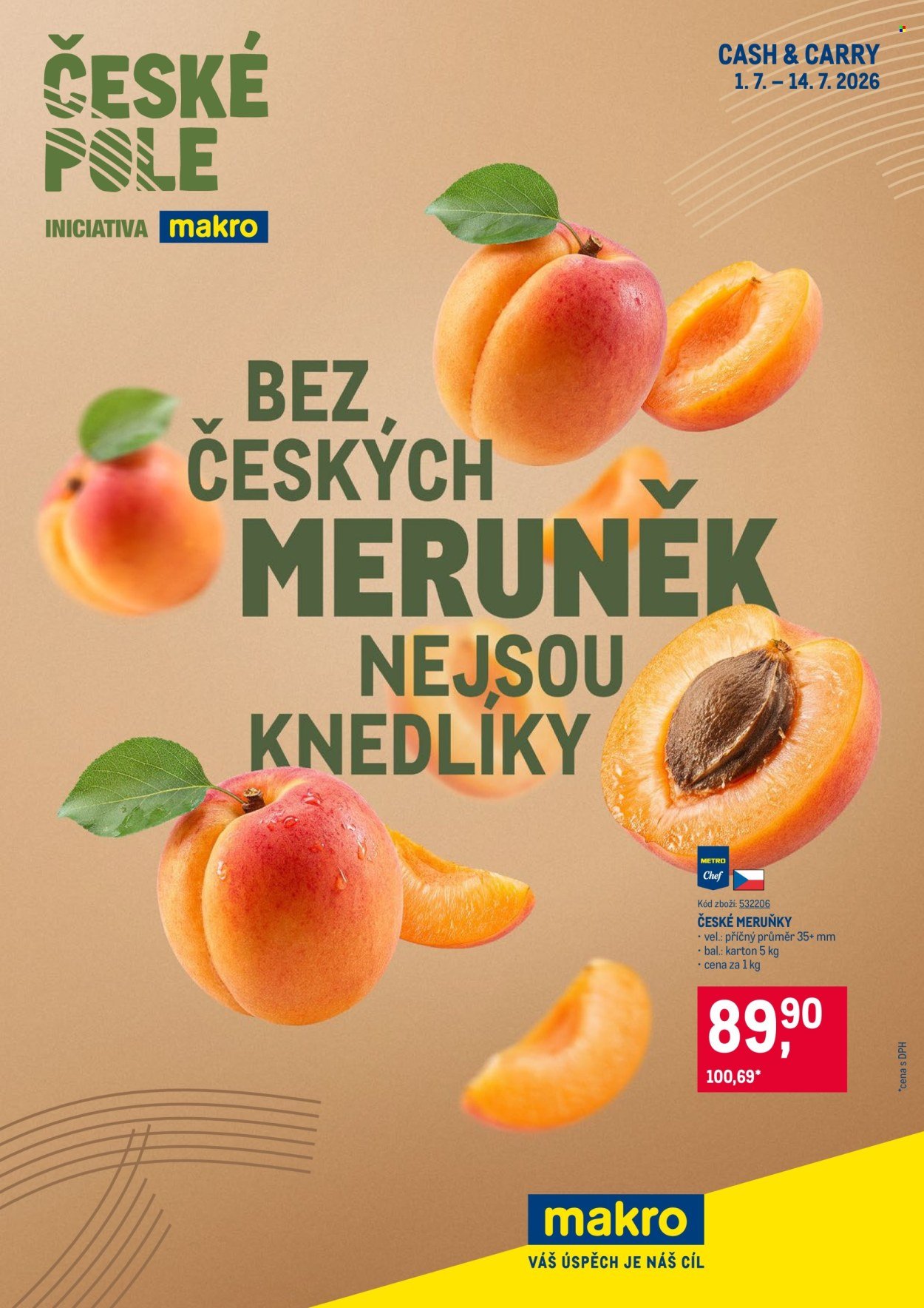 MAKRO leták - Meruňky z Českého pole