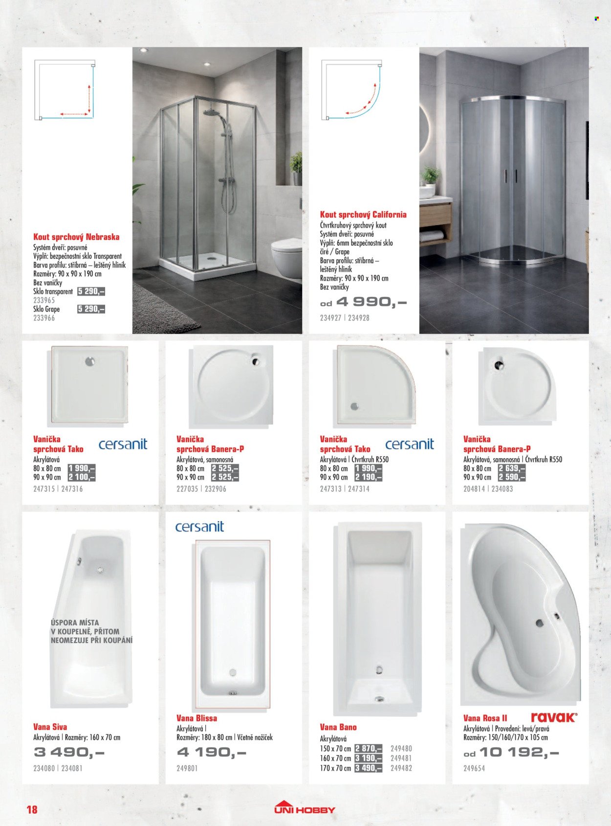 UNI HOBBY leták - Dlažby, obklady, sanita 2026 (2026-02-20 - 2026-06-30)