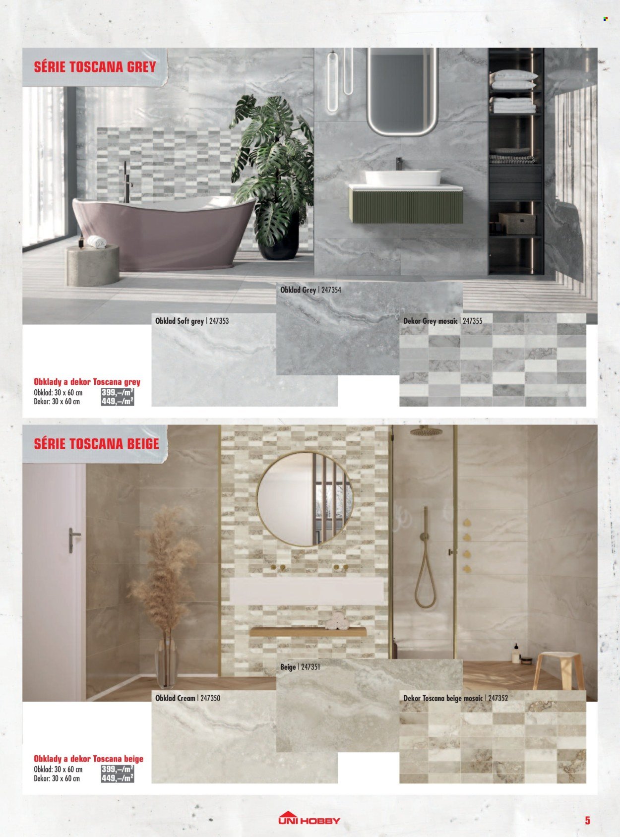 UNI HOBBY leták - Dlažby, obklady, sanita 2026 (2026-02-20 - 2026-06-30)
