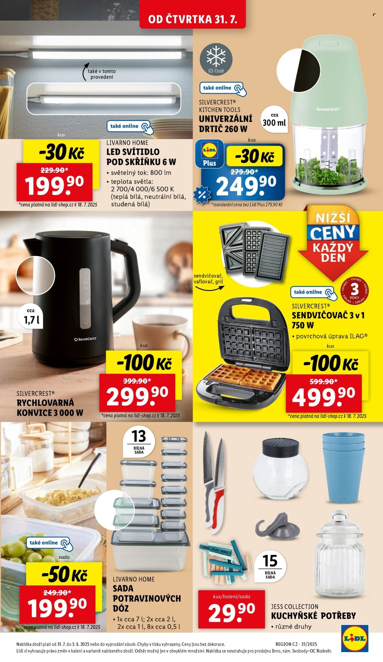 LIDL leták - Spotřební zboží (2025-07-28 - 2025-08-03)