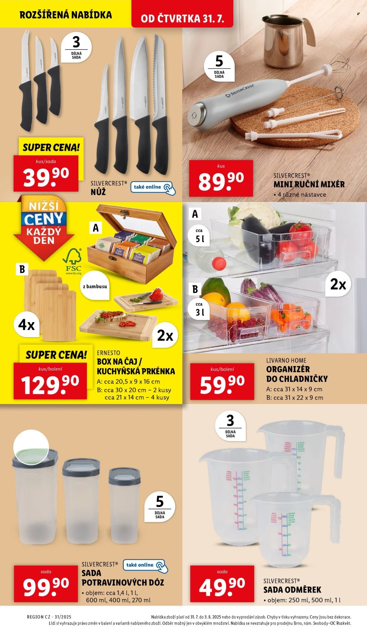 LIDL leták - Spotřební zboží (2025-07-28 - 2025-08-03)