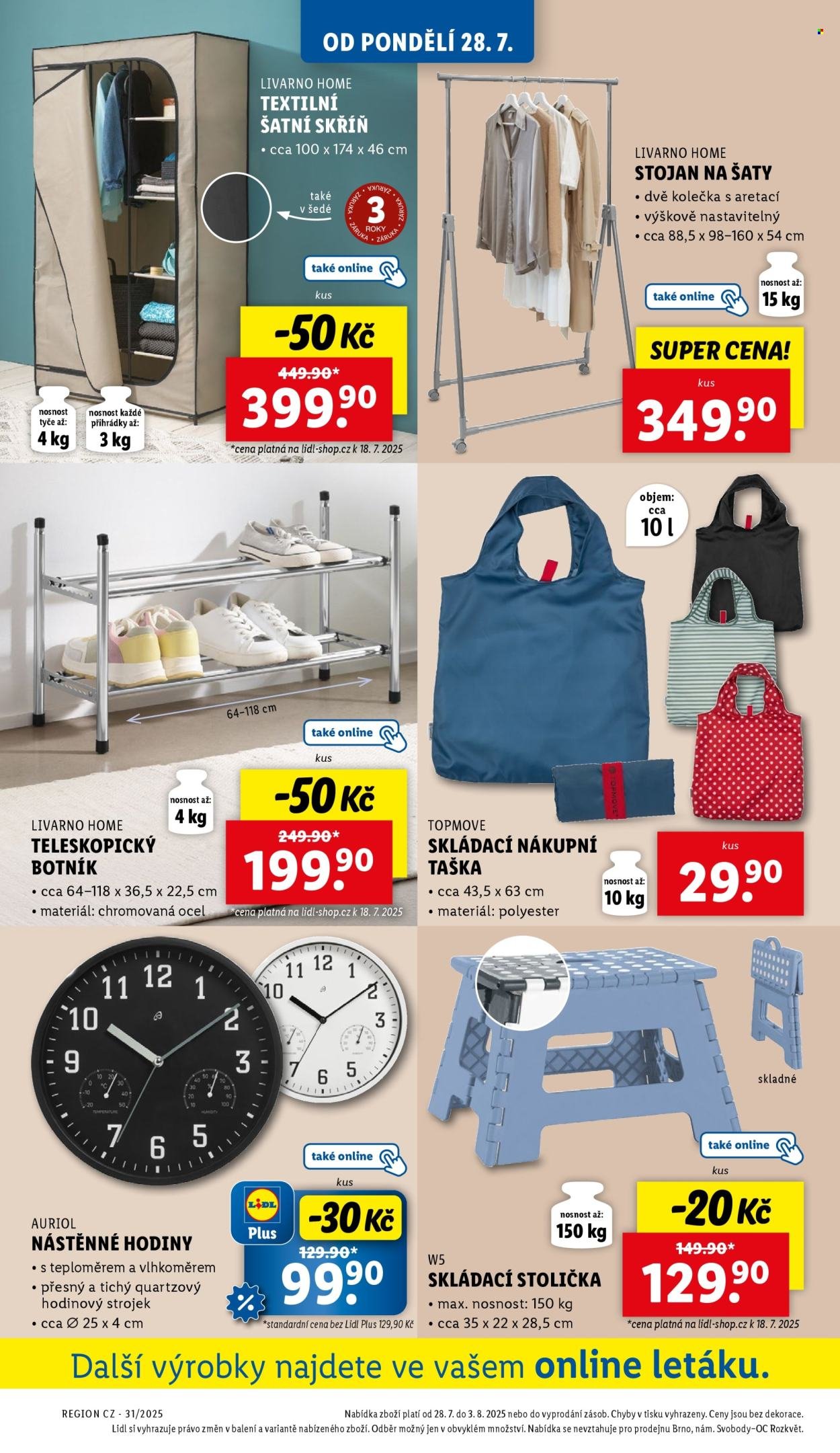 LIDL leták - Spotřební zboží (2025-07-28 - 2025-08-03)
