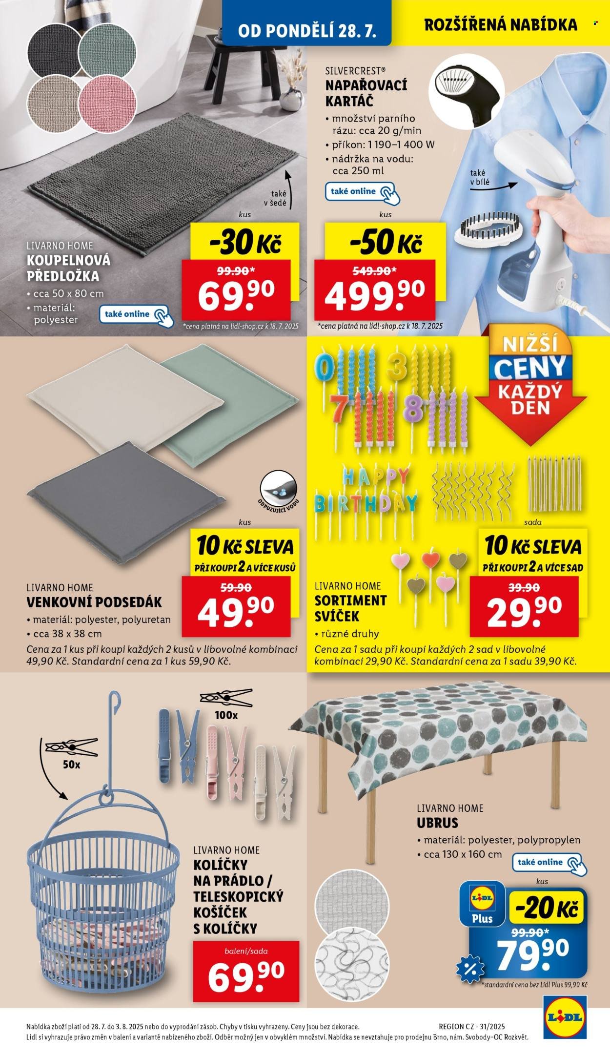 LIDL leták - Spotřební zboží (2025-07-28 - 2025-08-03)