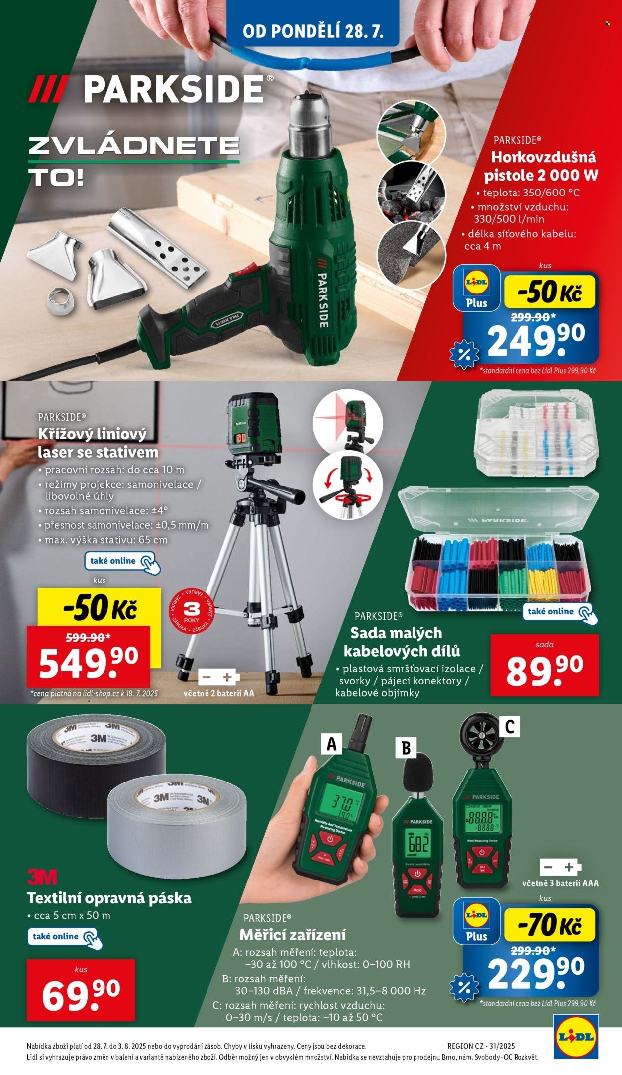 LIDL leták - Spotřební zboží (2025-07-28 - 2025-08-03)