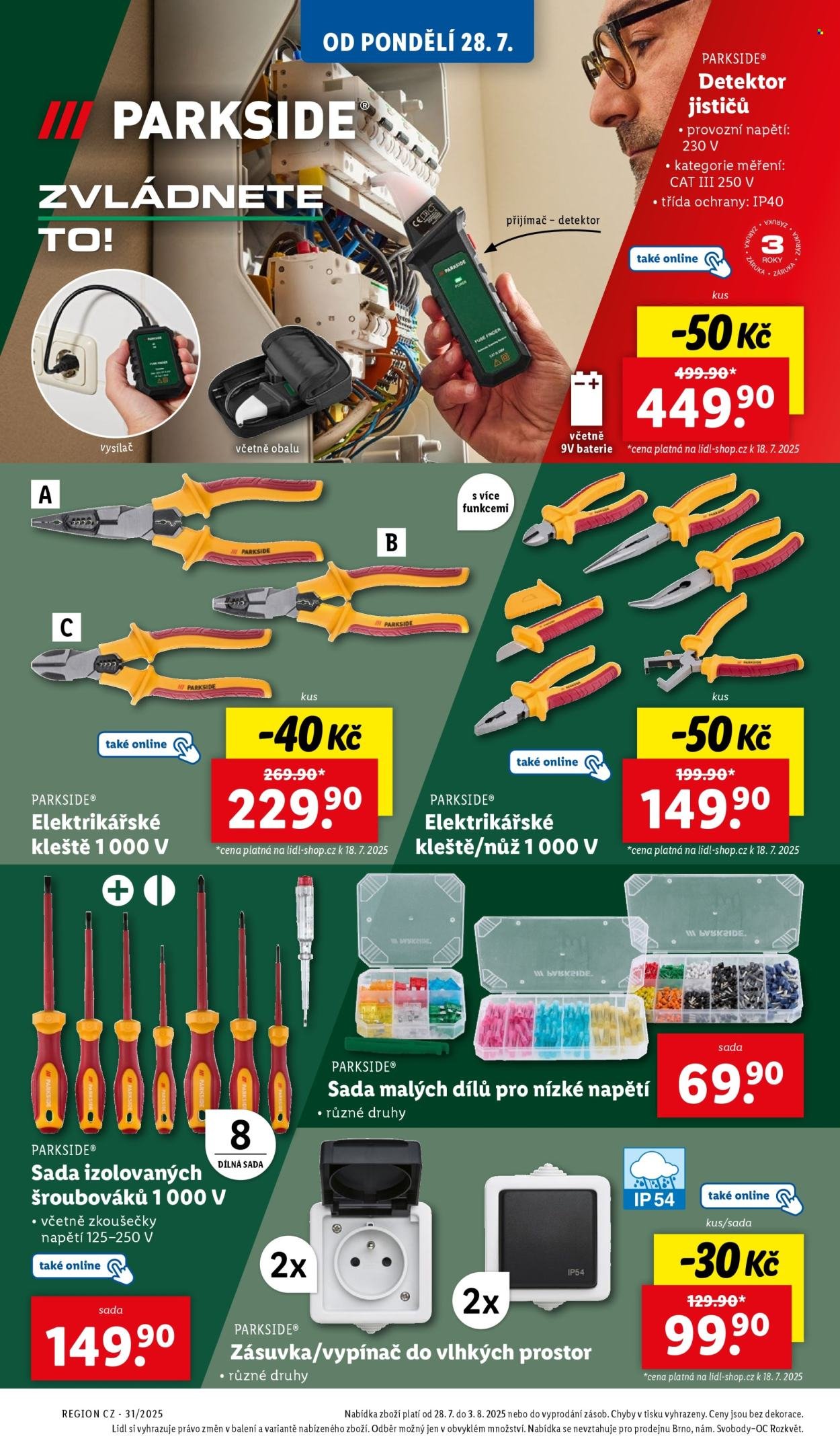 LIDL leták - Spotřební zboží (2025-07-28 - 2025-08-03)