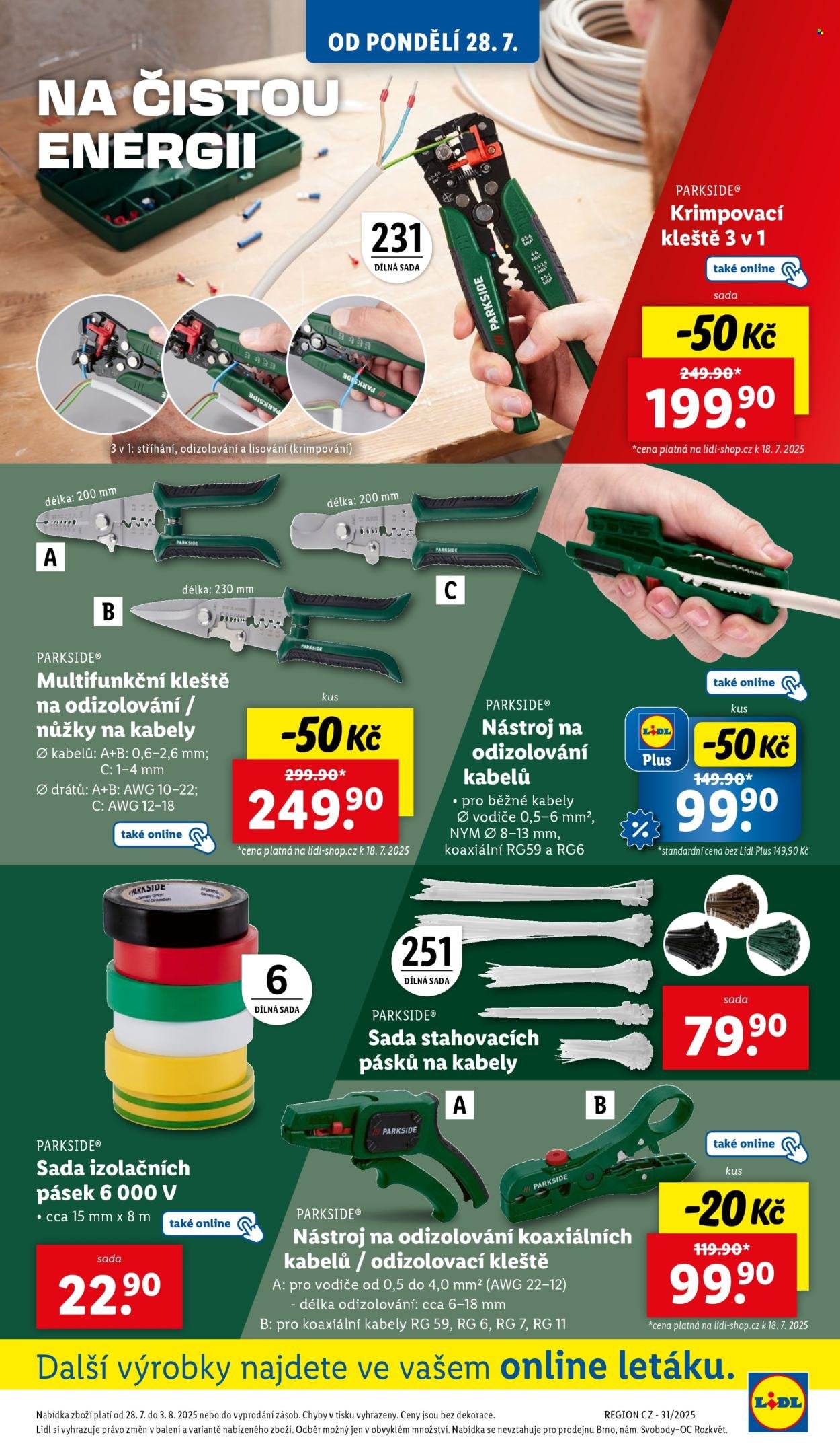 LIDL leták - Spotřební zboží (2025-07-28 - 2025-08-03)