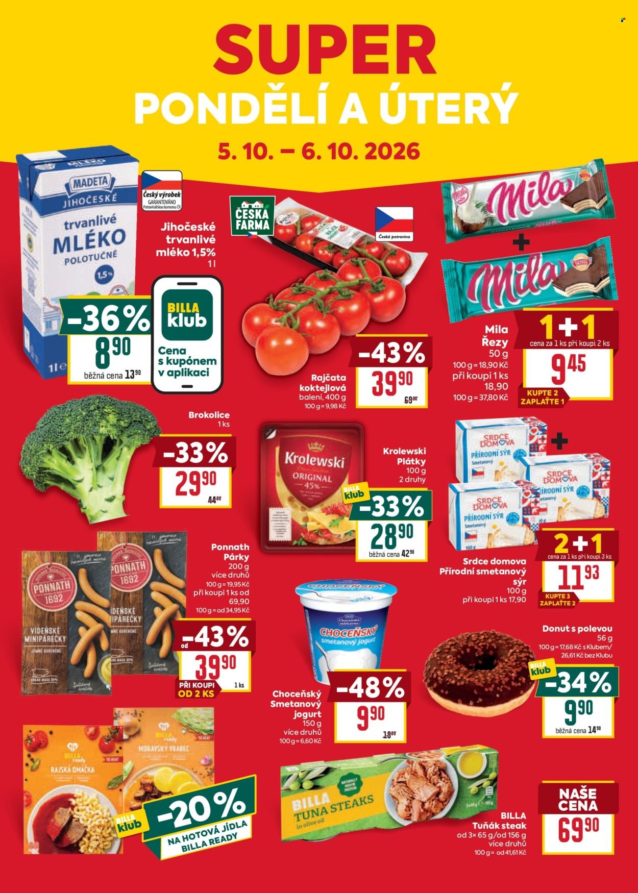 BILLA leták - Velký leták