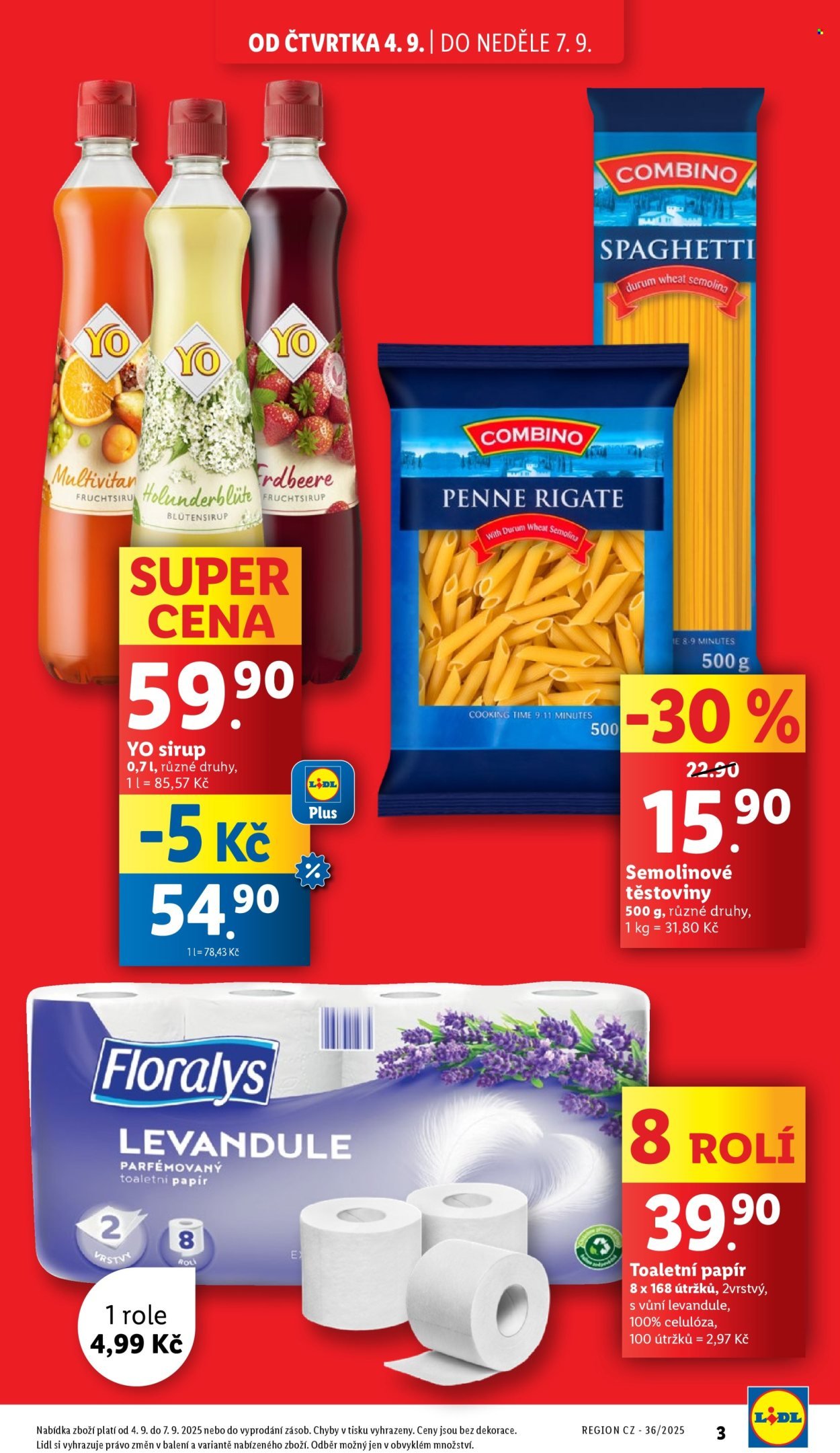 LIDL leták - Od čtvrtka 4.9.2025 (2025-09-04 - 2025-09-07)