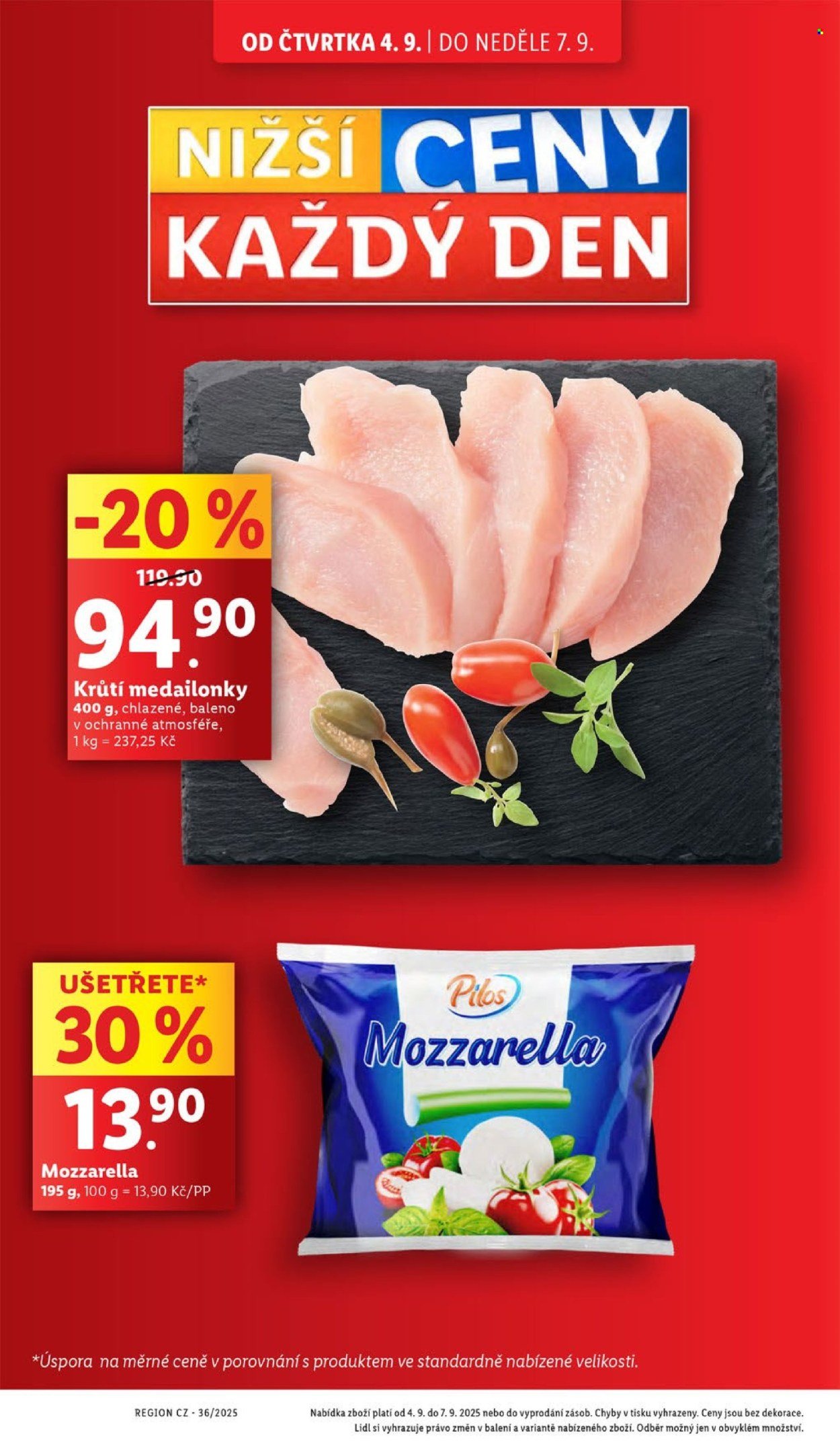 LIDL leták - Od čtvrtka 4.9.2025 (2025-09-04 - 2025-09-07)