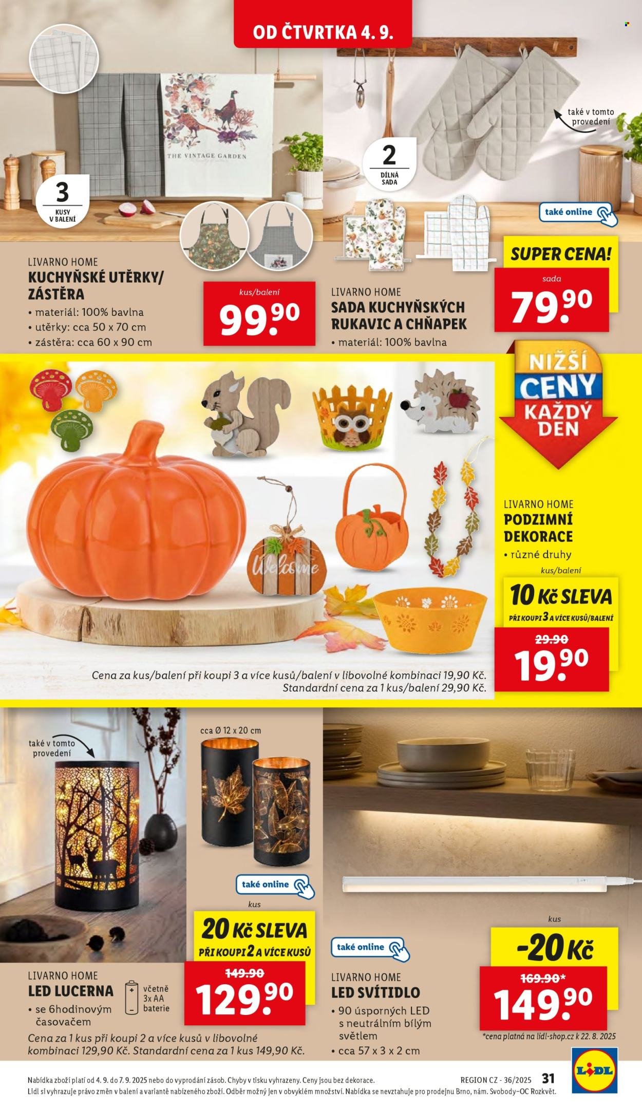 LIDL leták - Od čtvrtka 4.9.2025 (2025-09-04 - 2025-09-07)
