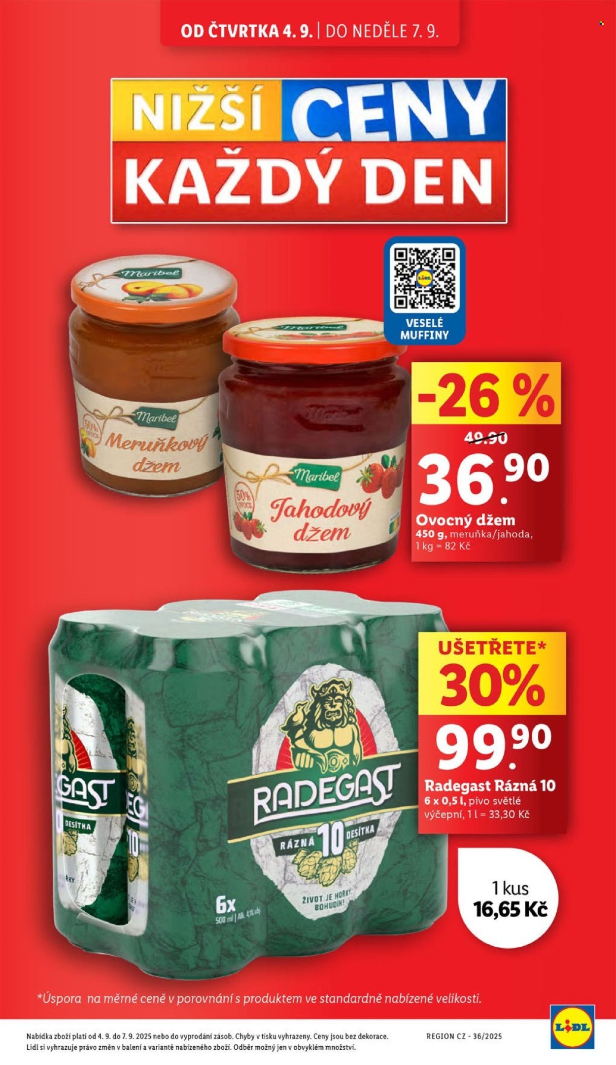 LIDL leták - Od čtvrtka 4.9.2025 (2025-09-04 - 2025-09-07)