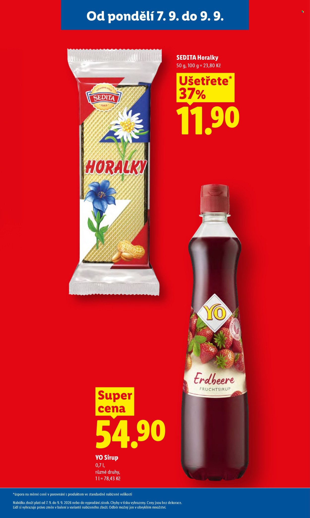 LIDL leták - Od pondělí 7.9.2026