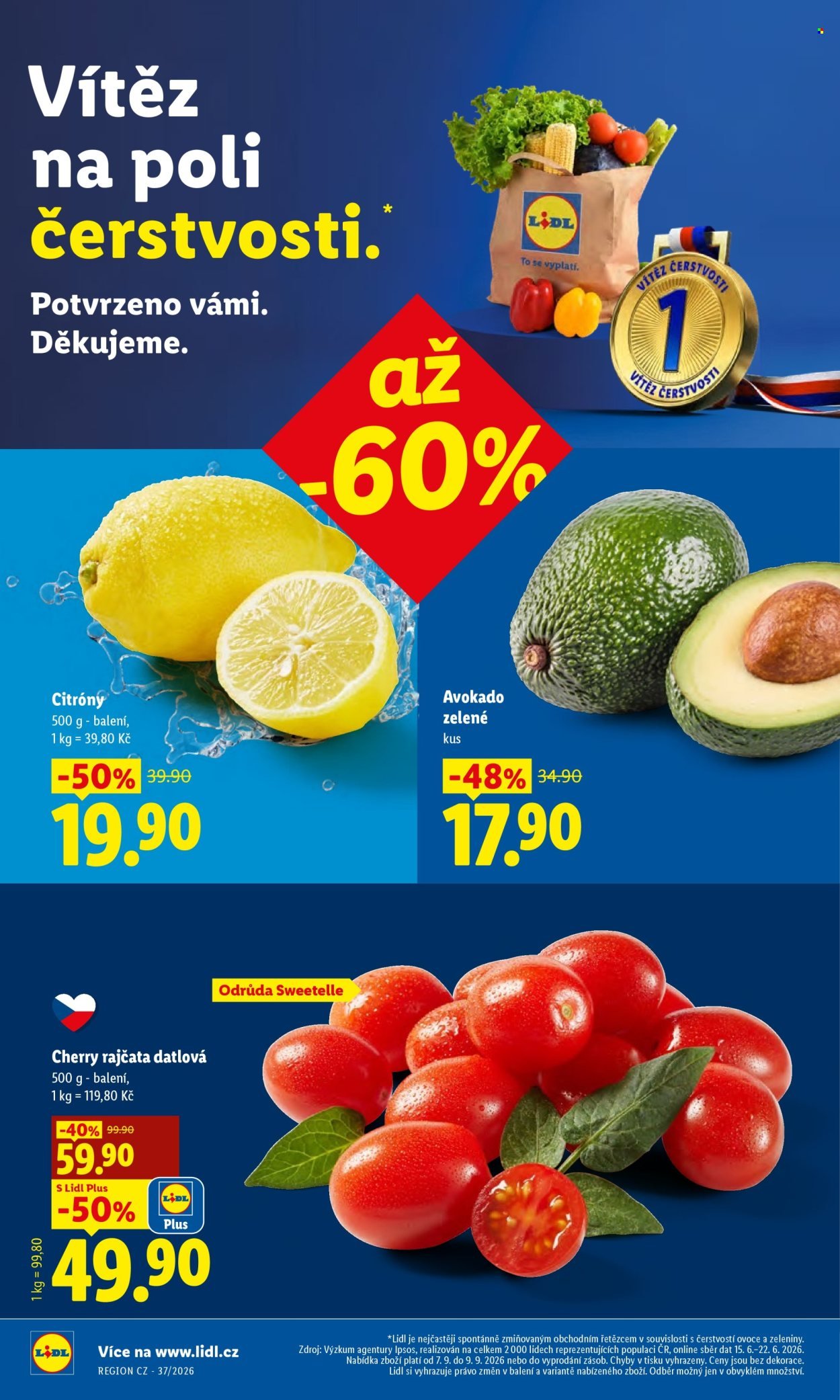 LIDL leták - Od pondělí 7.9.2026