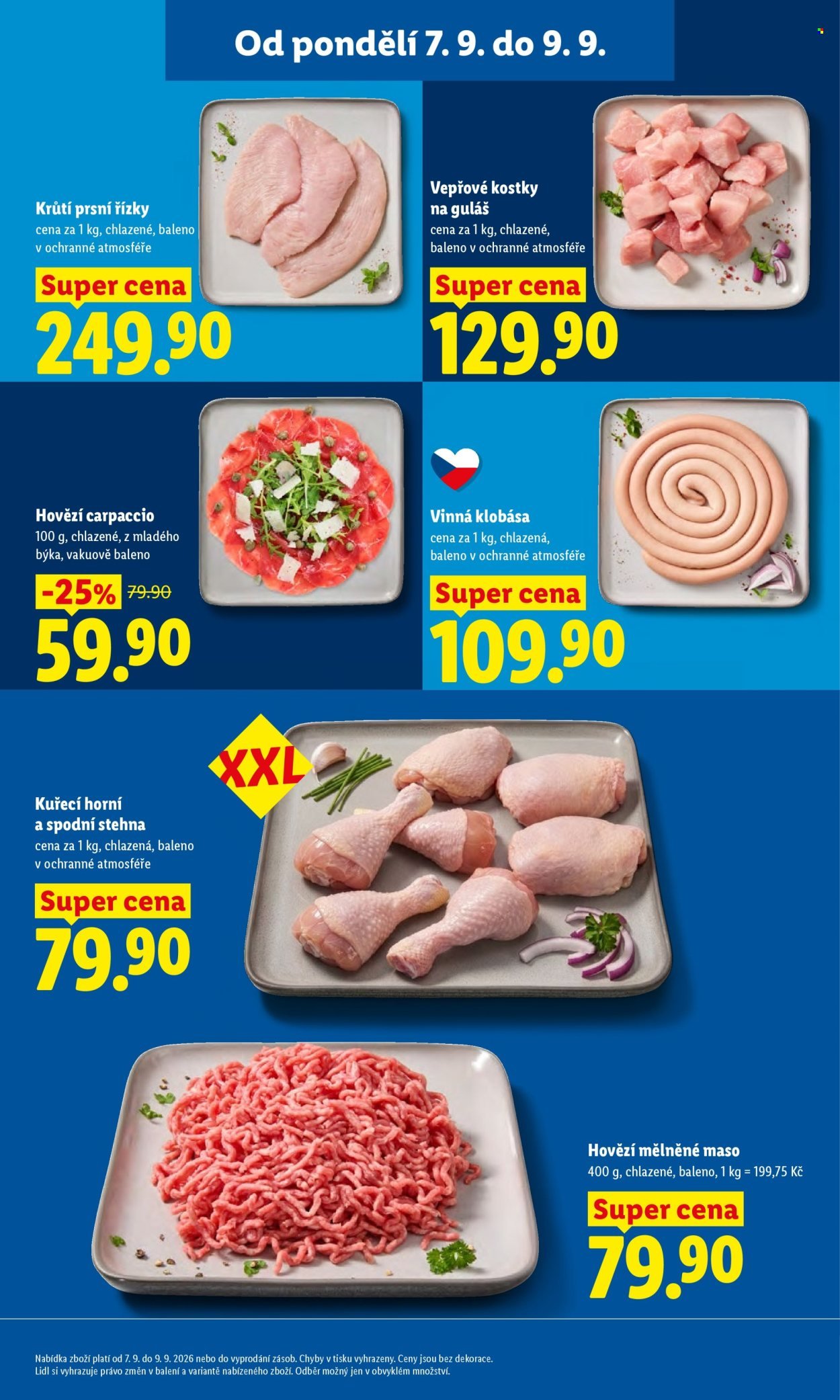 LIDL leták - Od pondělí 7.9.2026