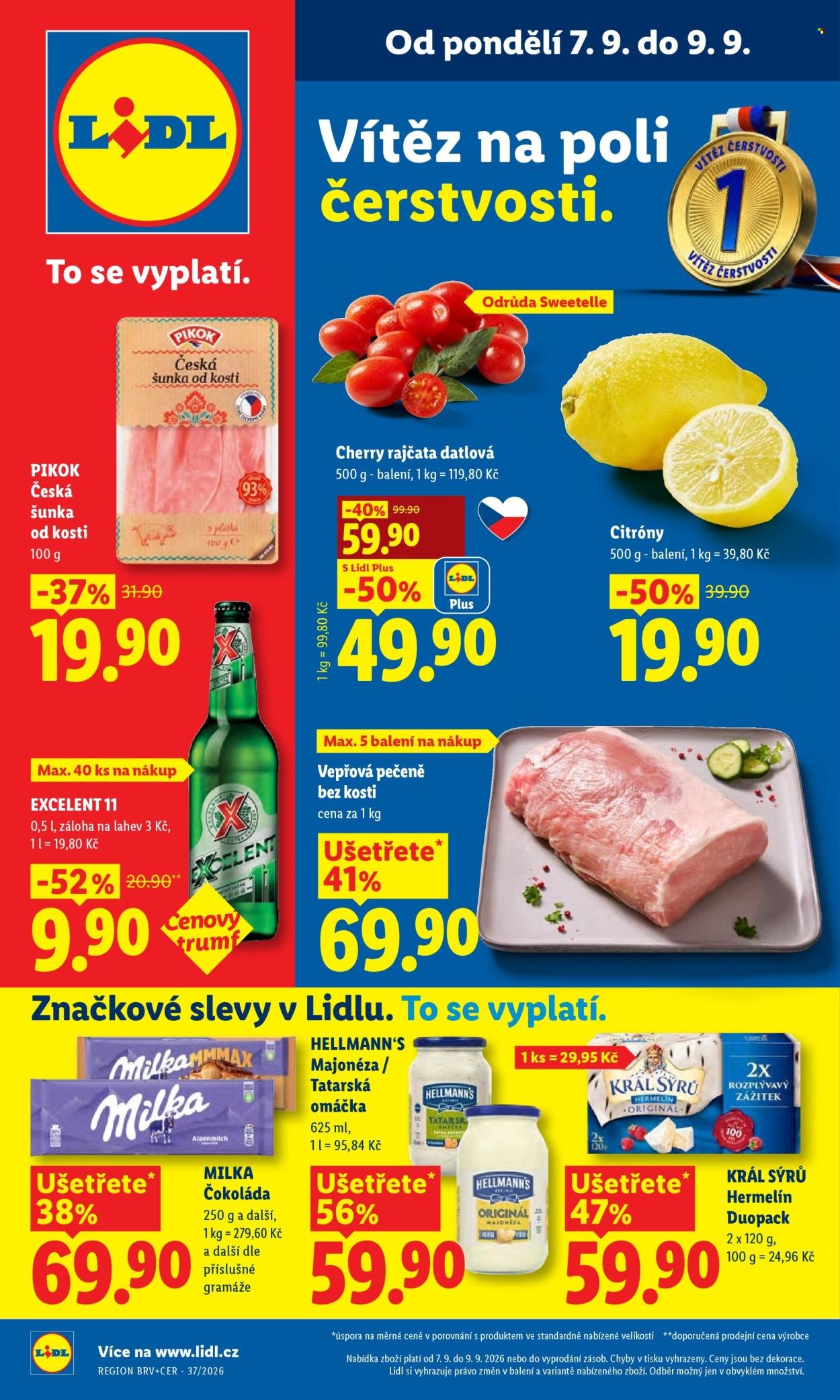 LIDL leták - Od pondělí 7.9.2026
