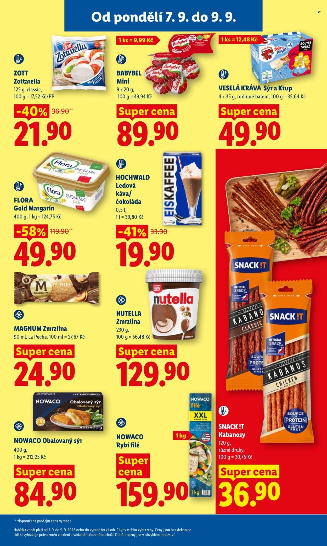 LIDL leták - Od pondělí 7.9.2026