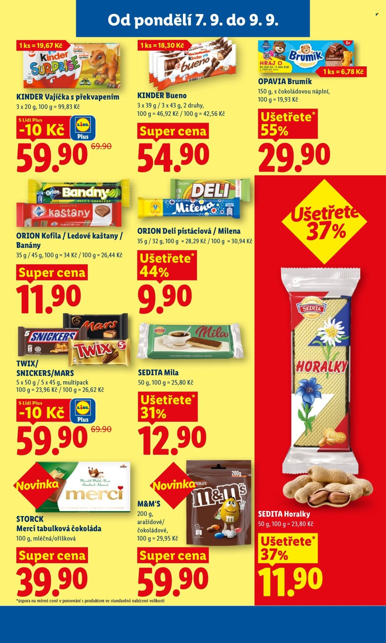 LIDL leták - Od pondělí 7.9.2026