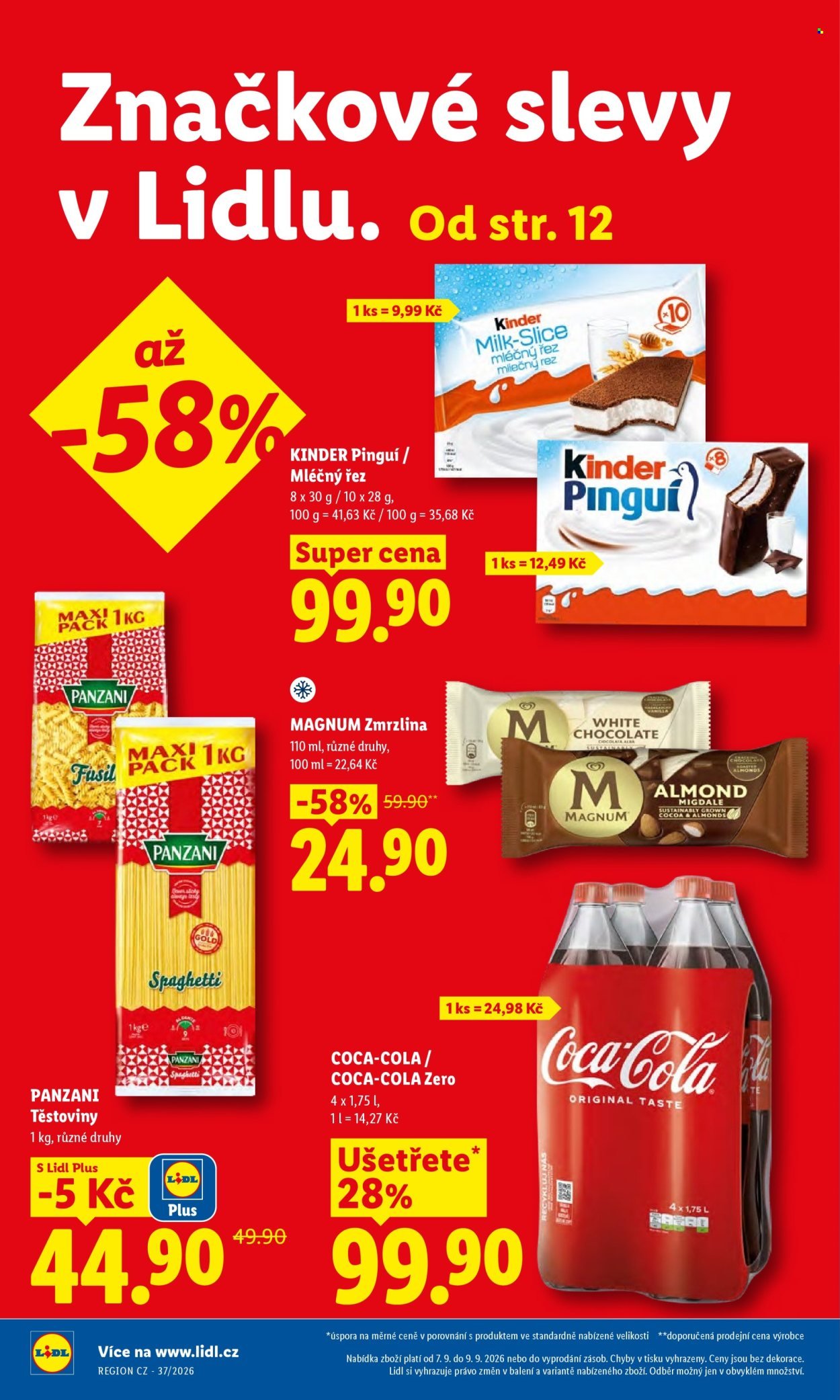 LIDL leták - Od pondělí 7.9.2026