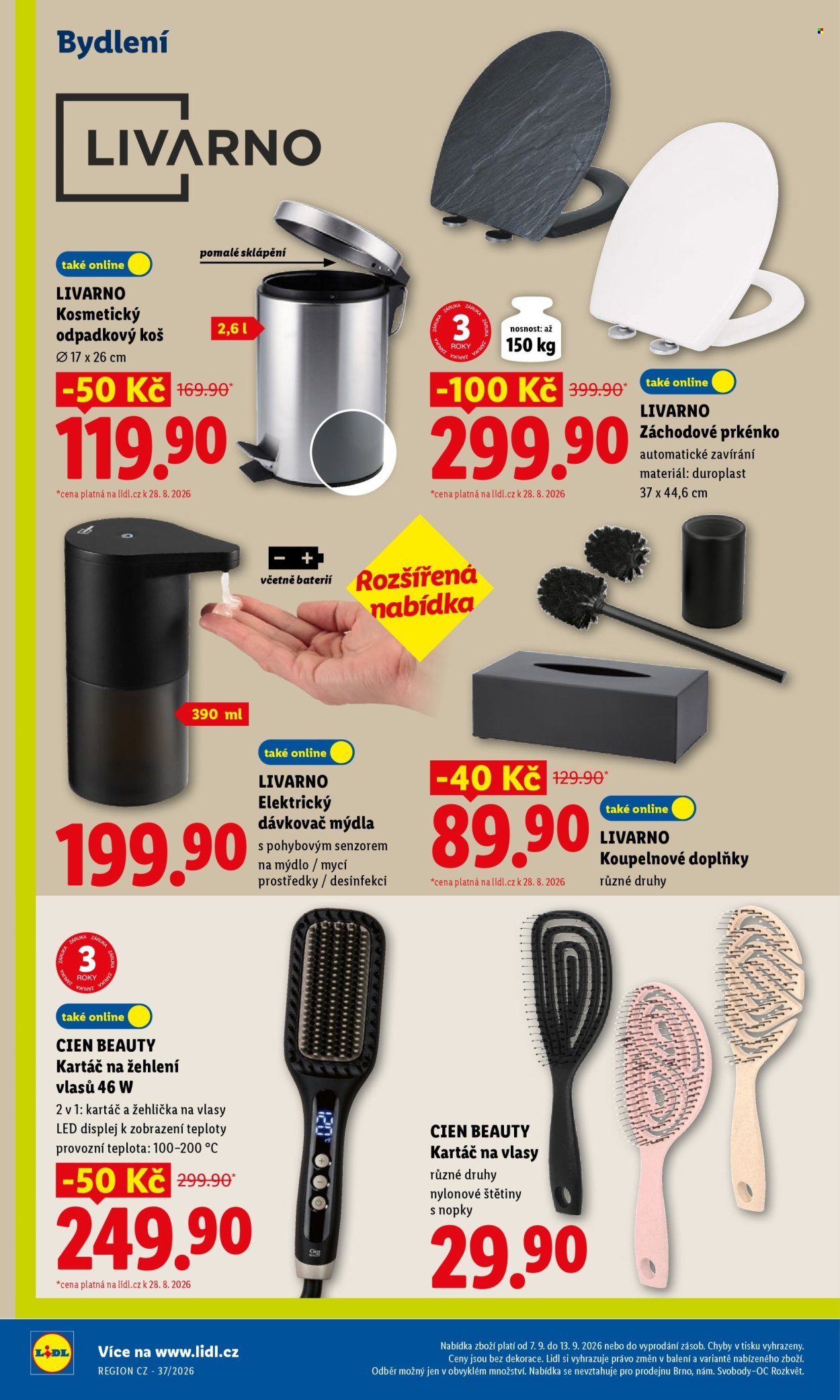 LIDL leták - Od pondělí 7.9.2026