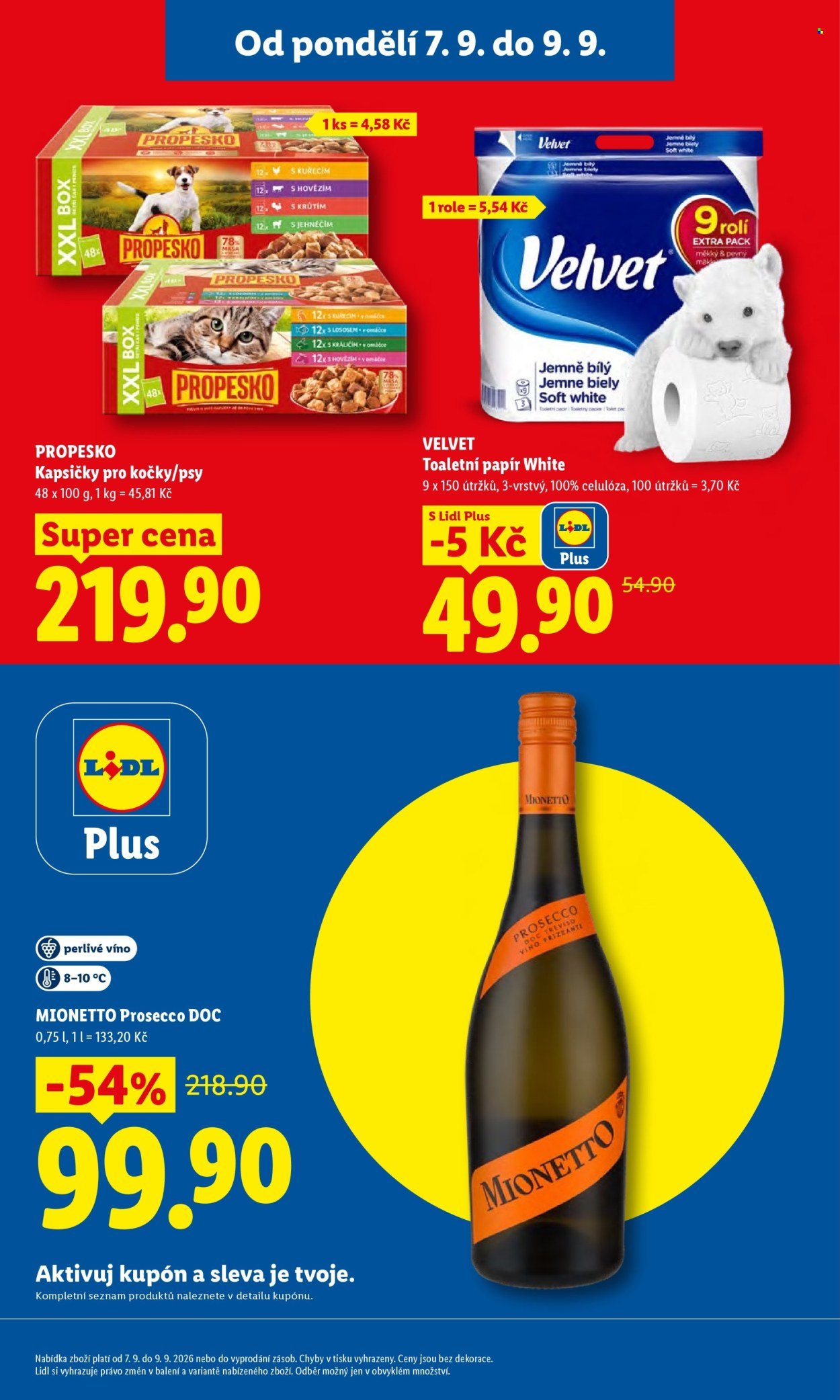 LIDL leták - Od pondělí 7.9.2026