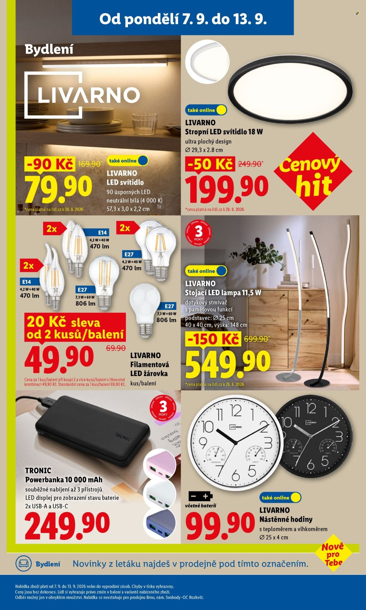 LIDL leták - Od pondělí 7.9.2026