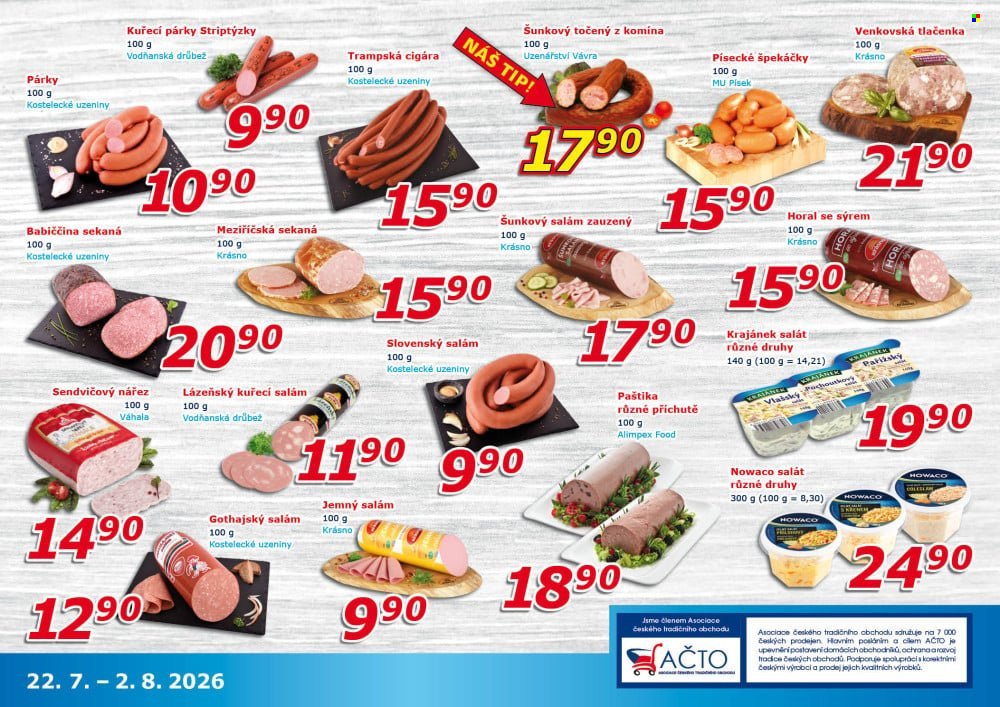 ESO MARKET leták - Od středy 22.7.2026