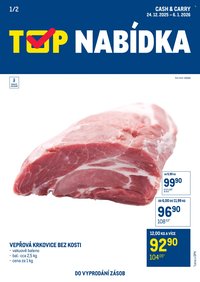 MAKRO leták - TOP maso (2025-12-24 - 2026-01-06)