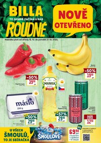 BILLA leták - Speciál: Roudné (2025-10-15 - 2025-10-27)