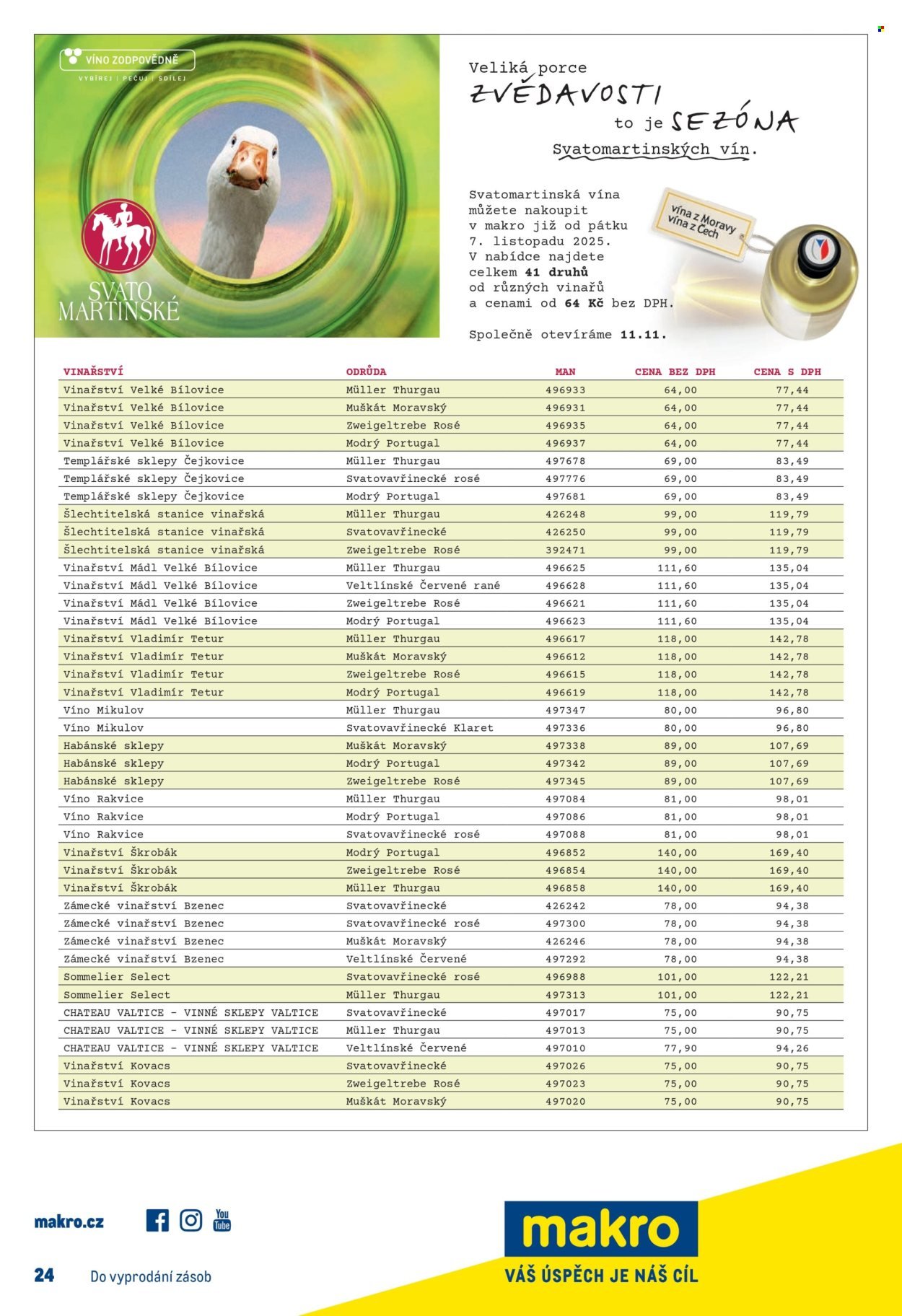 MAKRO leták - Gastronomie (2025-11-05 - 2025-11-18)