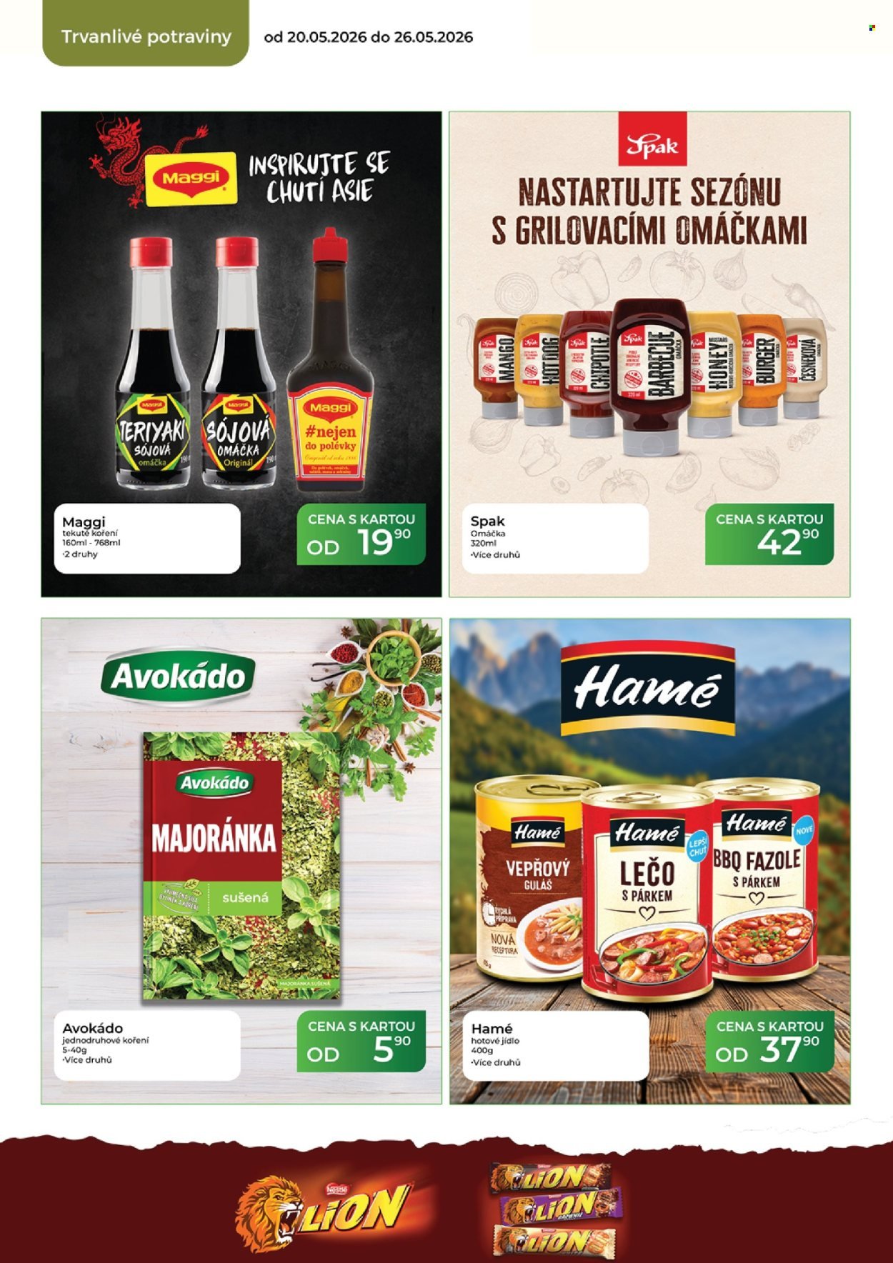 TAMDA FOODS leták - Od středy 20.5.2026 (2026-05-20 - 2026-05-26)