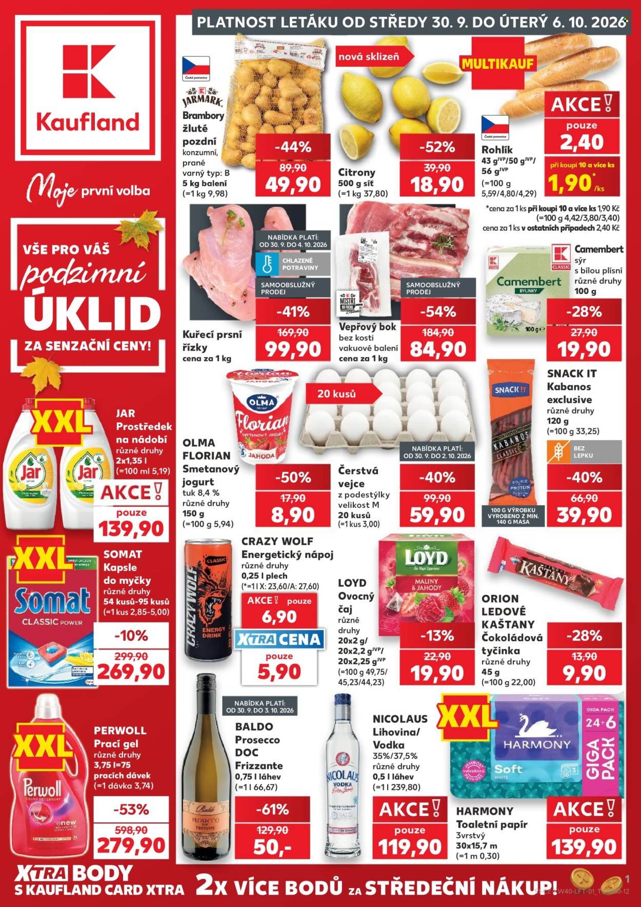 KAUFLAND leták - Od středy 30.9.2026