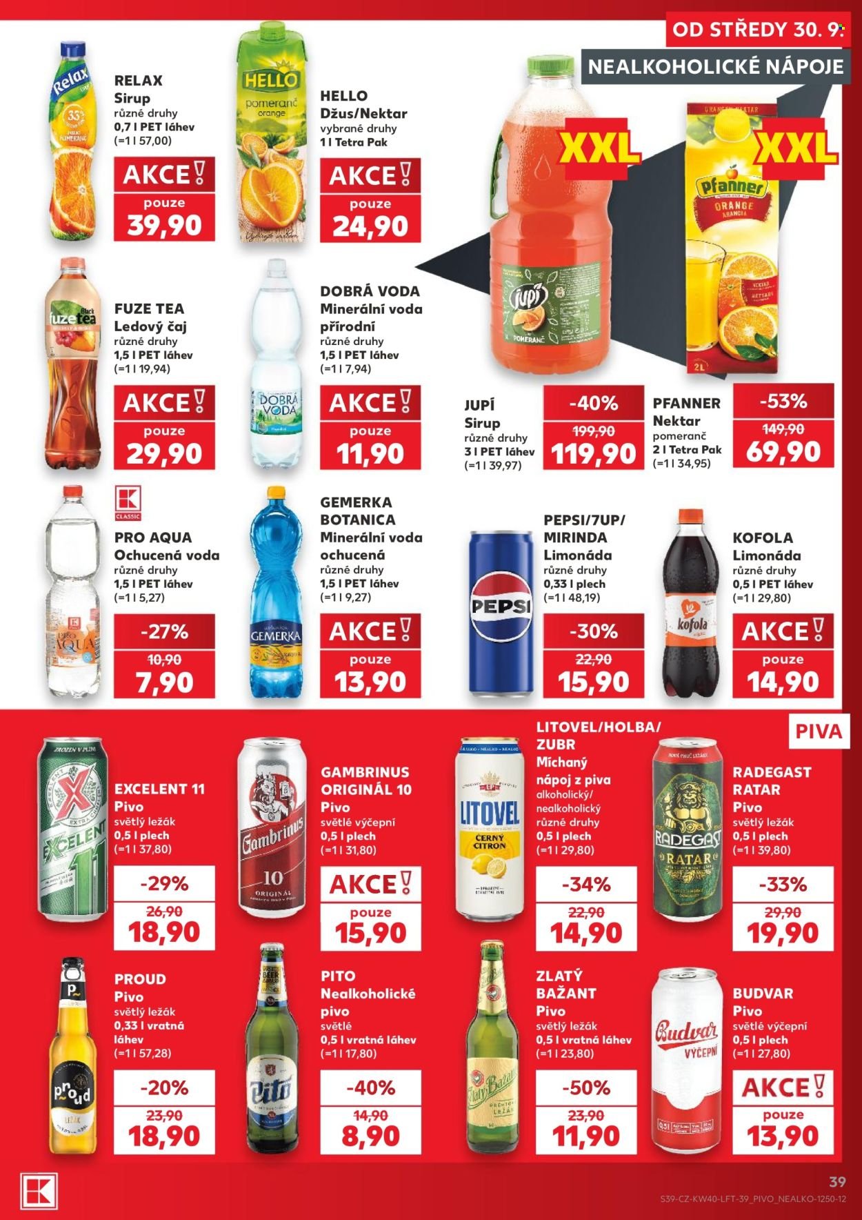 KAUFLAND leták - Od středy 30.9.2026