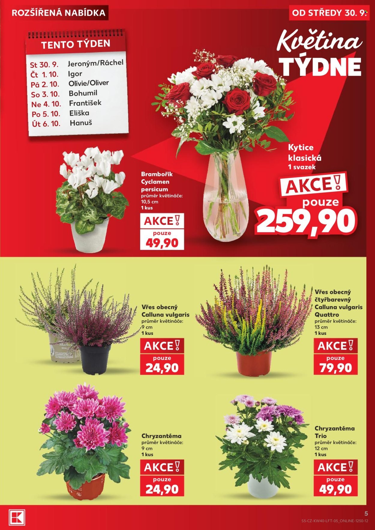 KAUFLAND leták - Od středy 30.9.2026