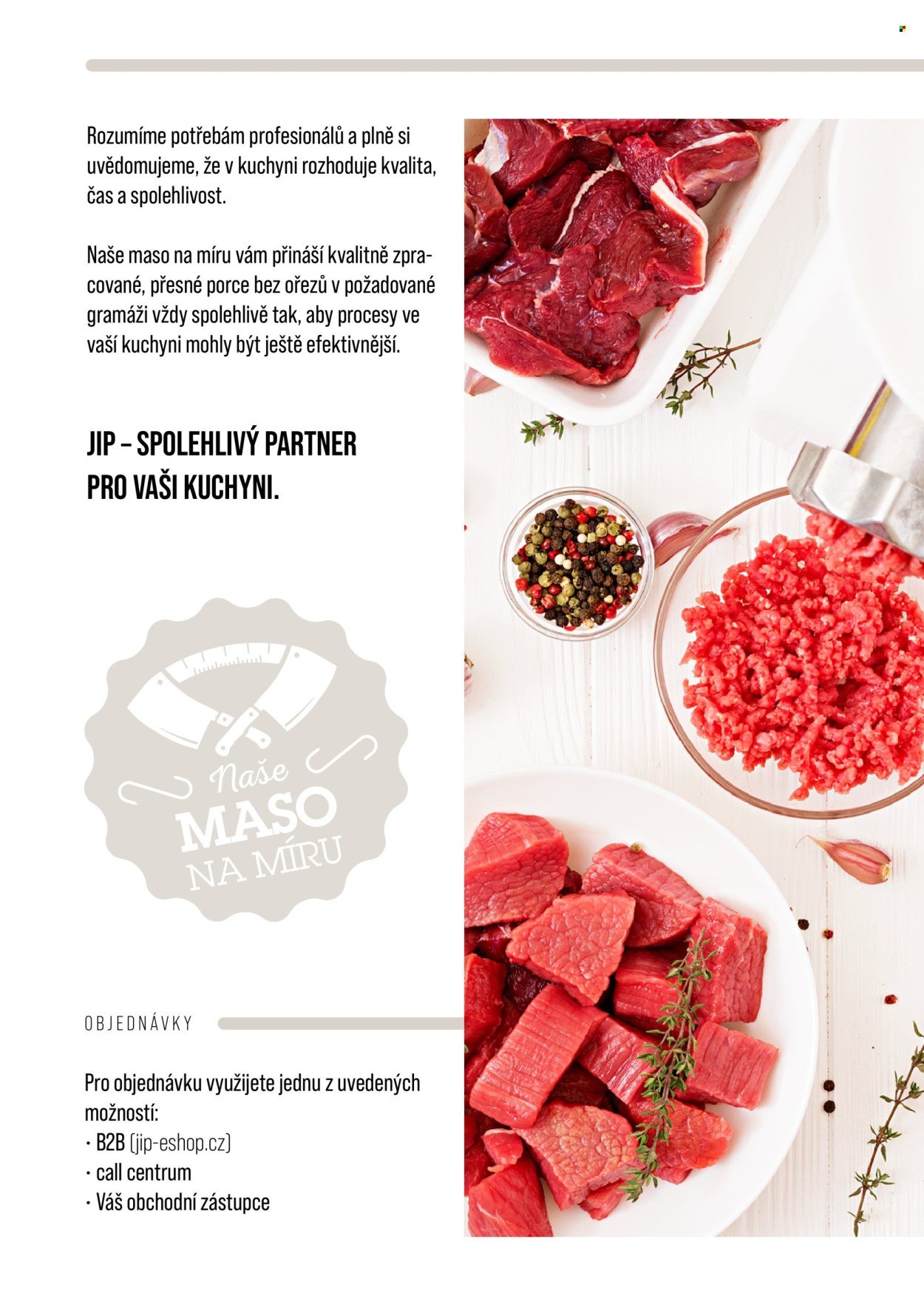 JIP leták - Naše maso na míru (2026-03-26)