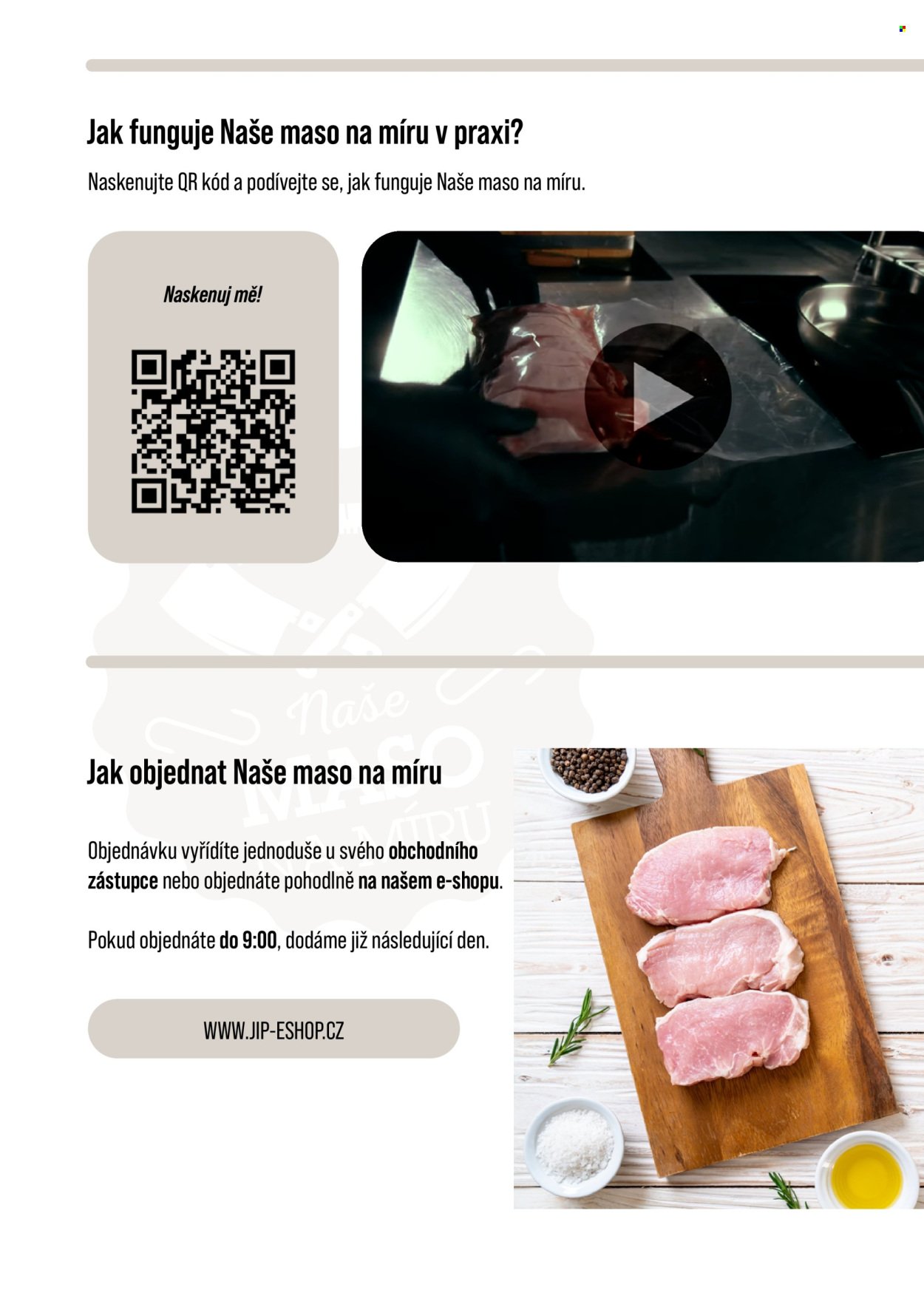 JIP leták - Naše maso na míru (2026-03-26)